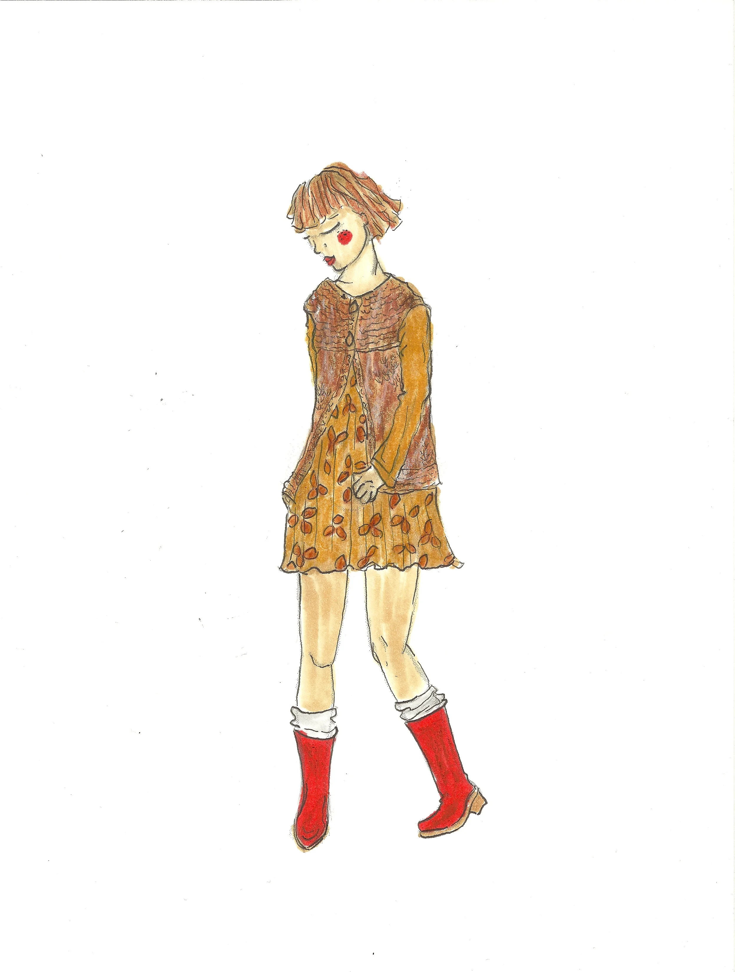  2014  Illustration for&nbsp; into the woods &nbsp;collection 