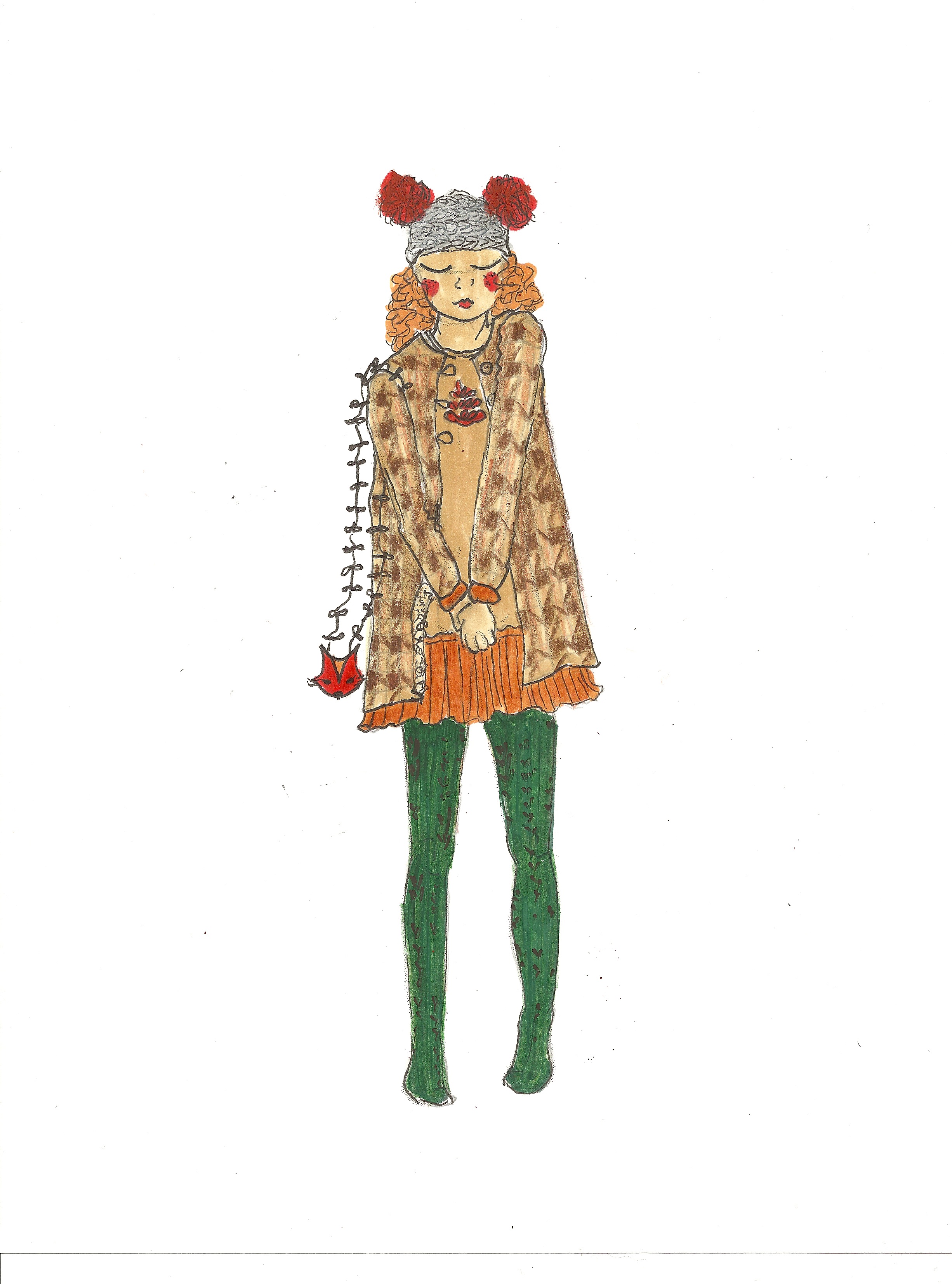  2014  Illustration for&nbsp; into the woods &nbsp;collection 