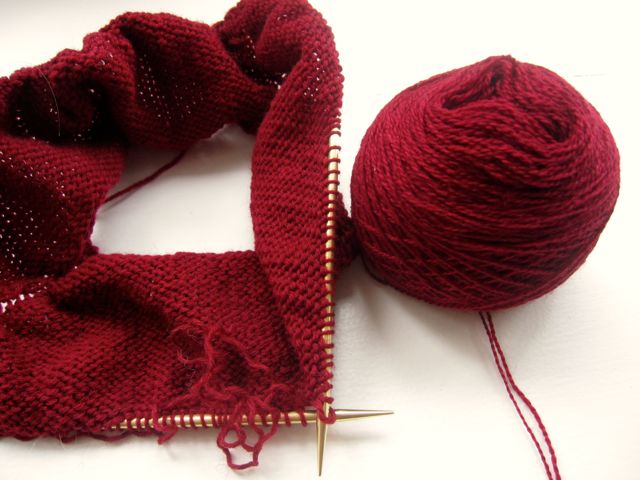 I guess we can call this my Red Period. Either that, or my Homage to Veera Period. Maybe both...
