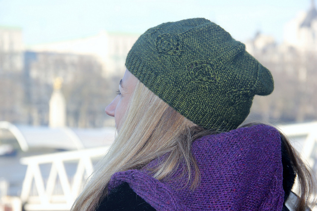 London Slouch photographed by the London Eye.