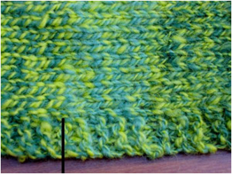 Marled to blended transition