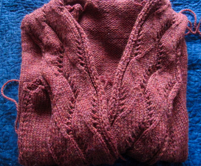 Mostly finished sweater