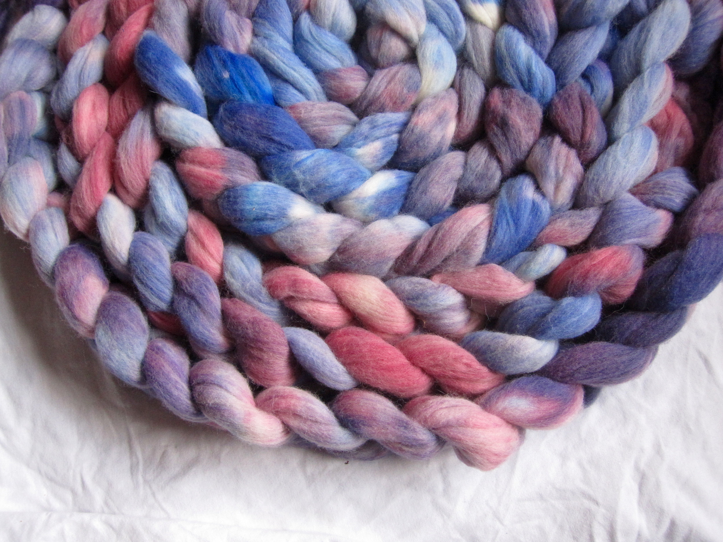 Network on my new Sock Blend (50% Corriedale/25% Southdown/25% nylon)