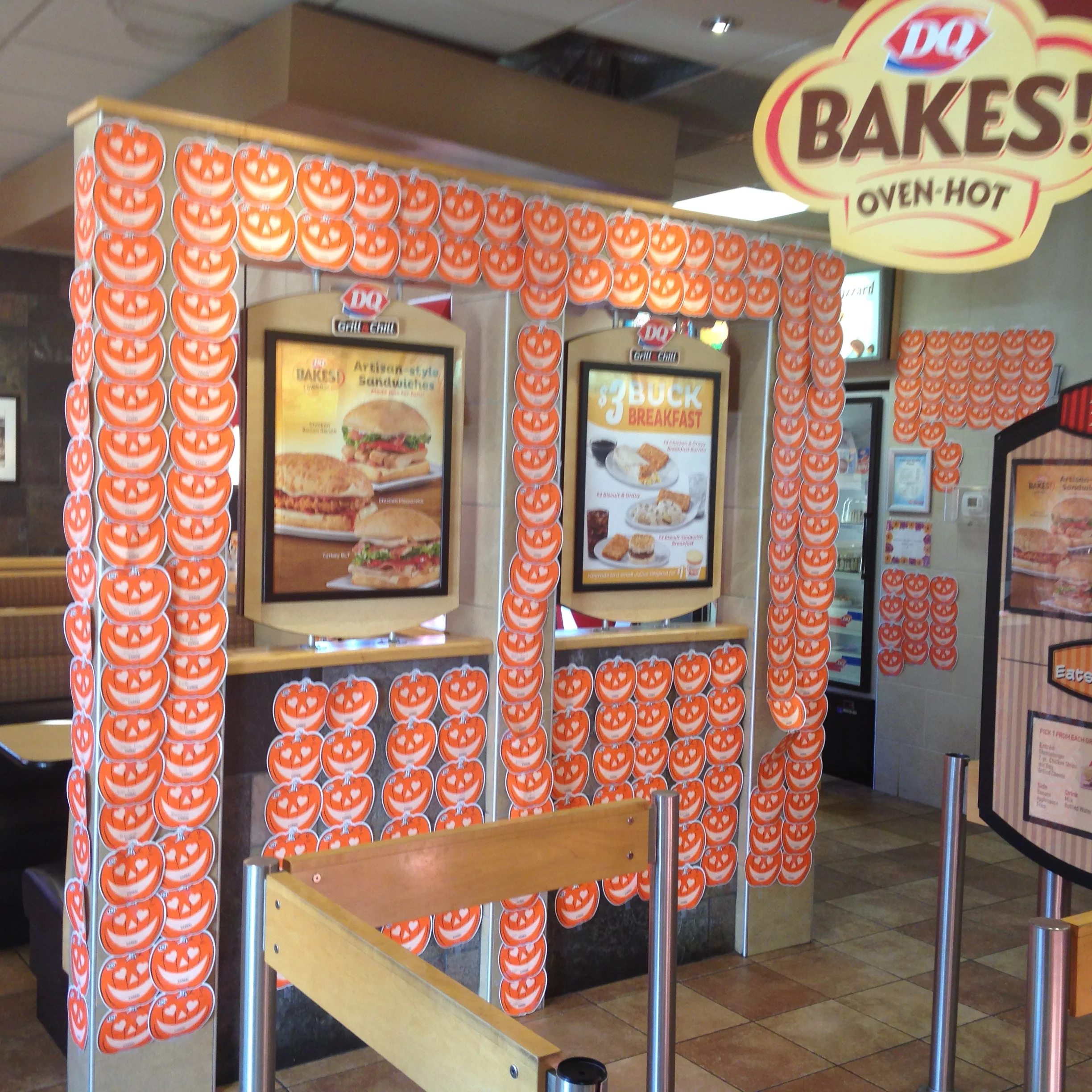 Dairy Queen Menu Board