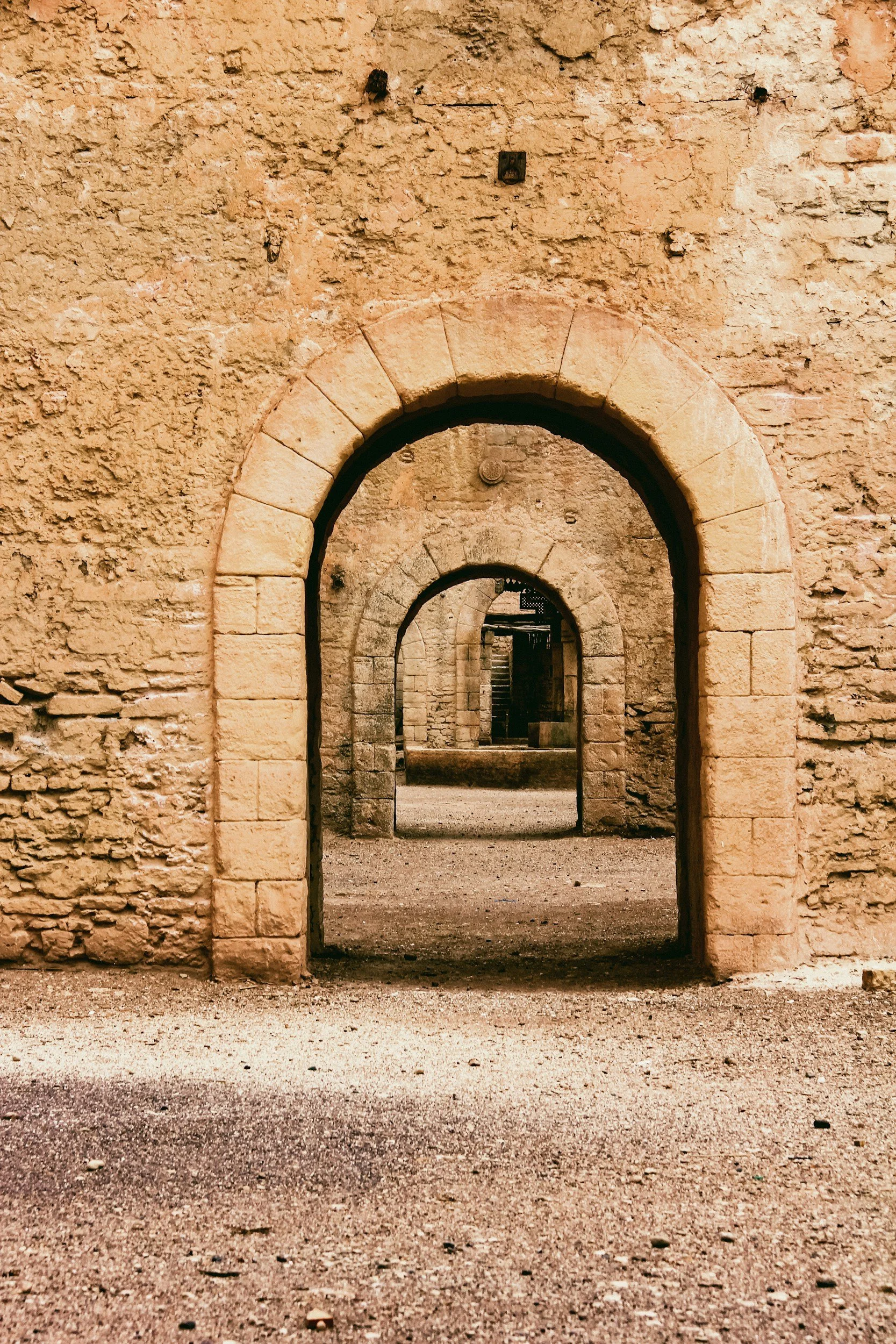 stone archways