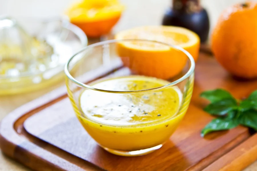 Orange Hemp Seed Dressing