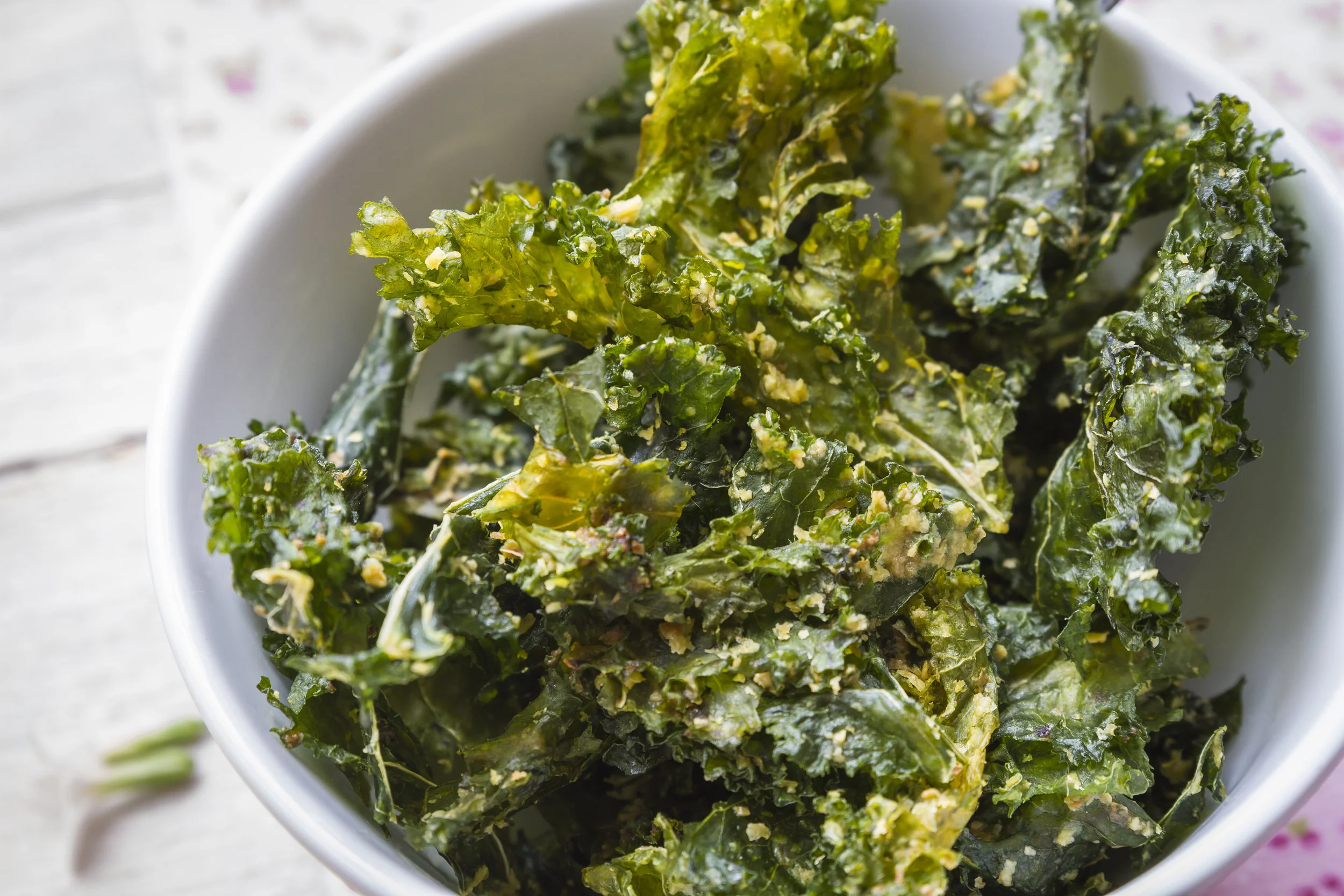 Oven-Baked Kale “Chips”