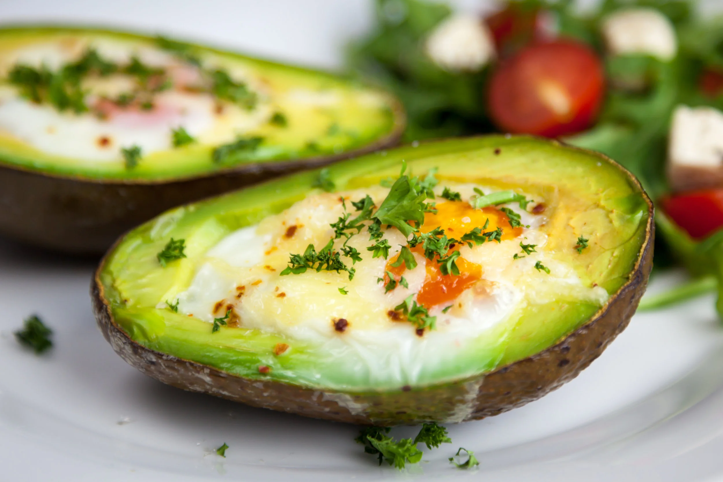 Baked Eggs in Avocado