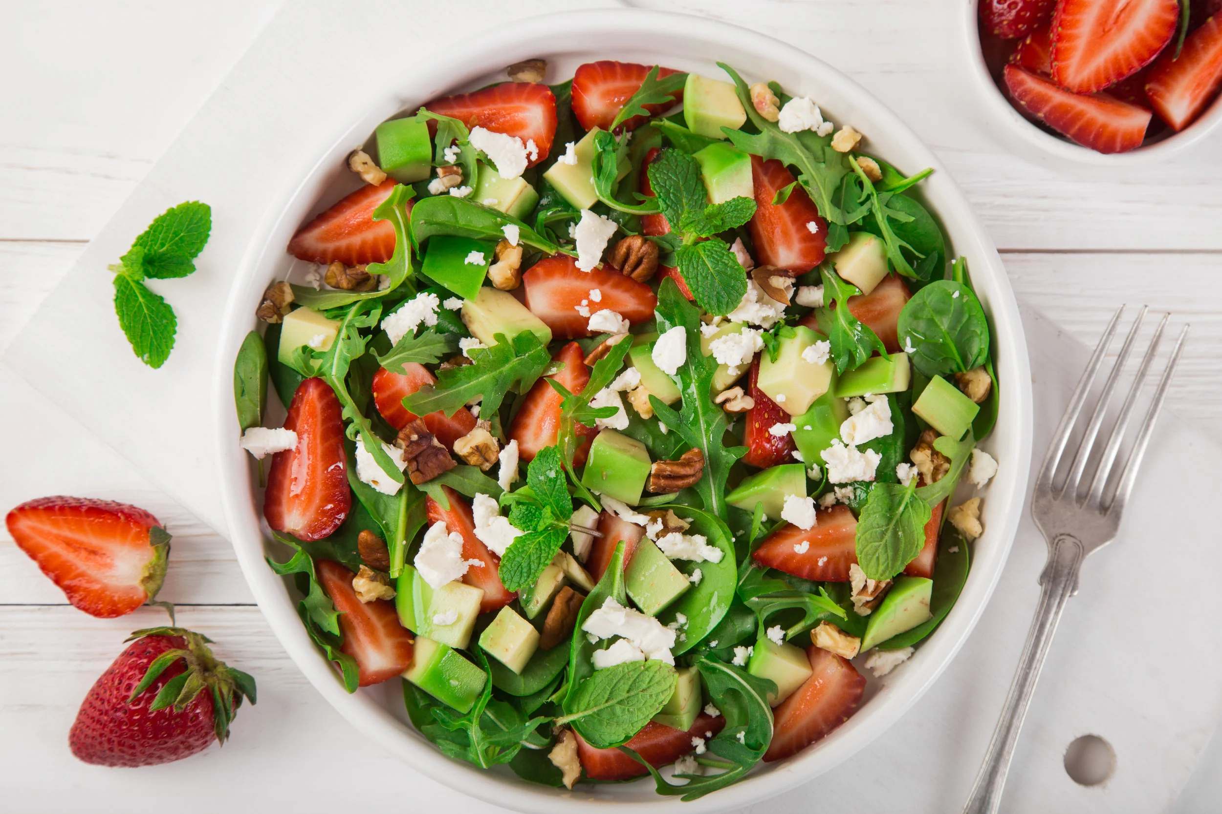 Arugula Strawberry Salad