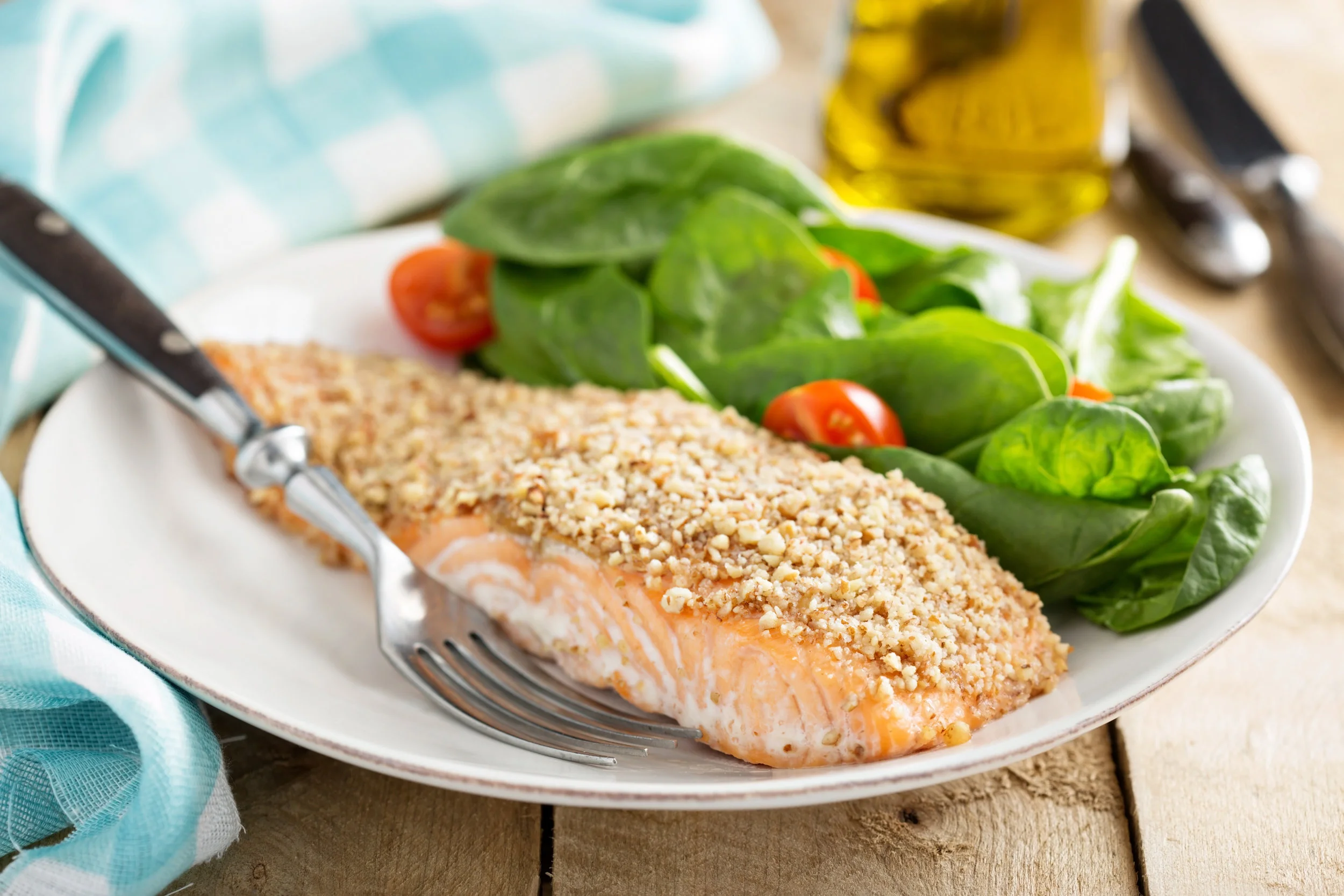 Walnut-Crusted Salmon
