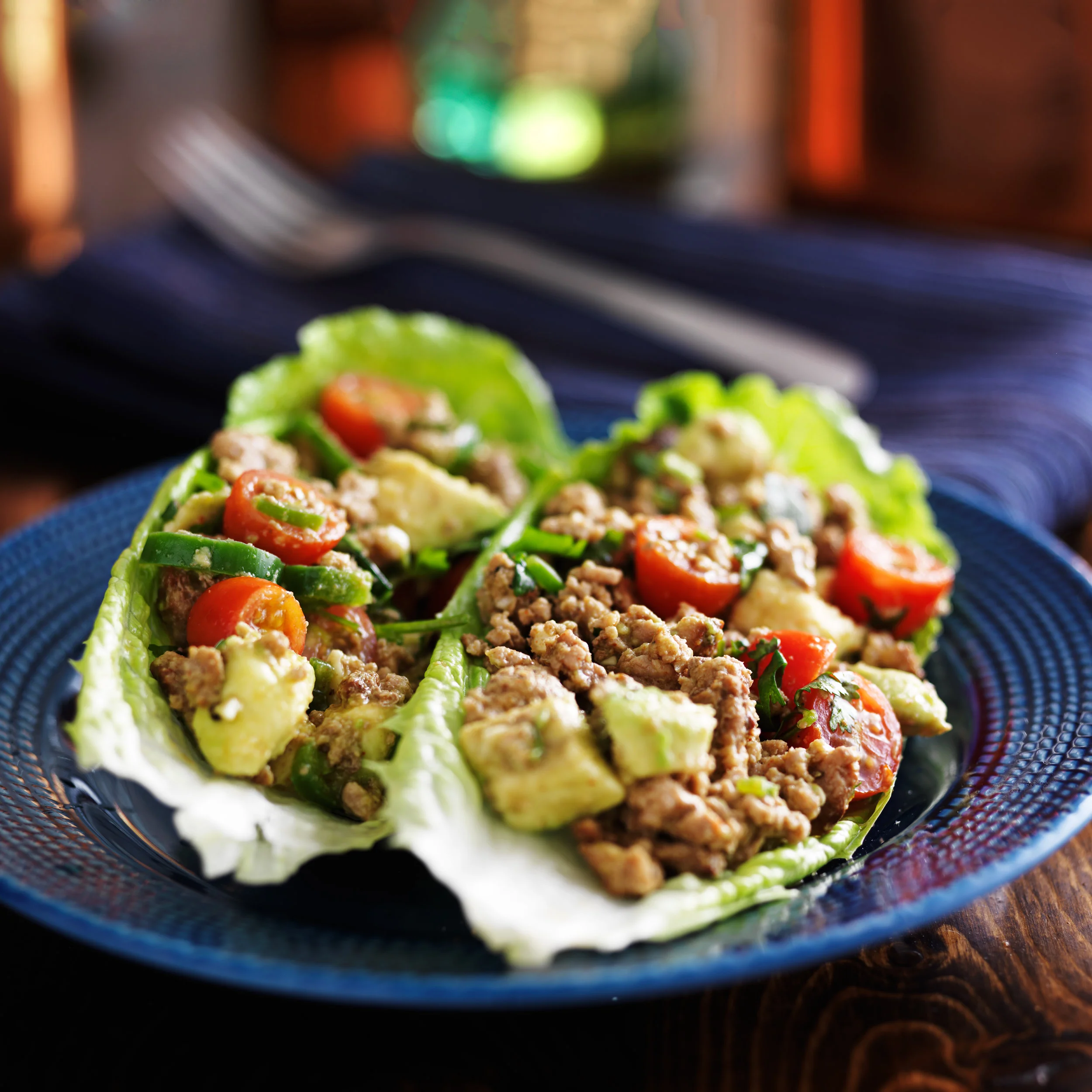 Low-Carb Turkey Tacos