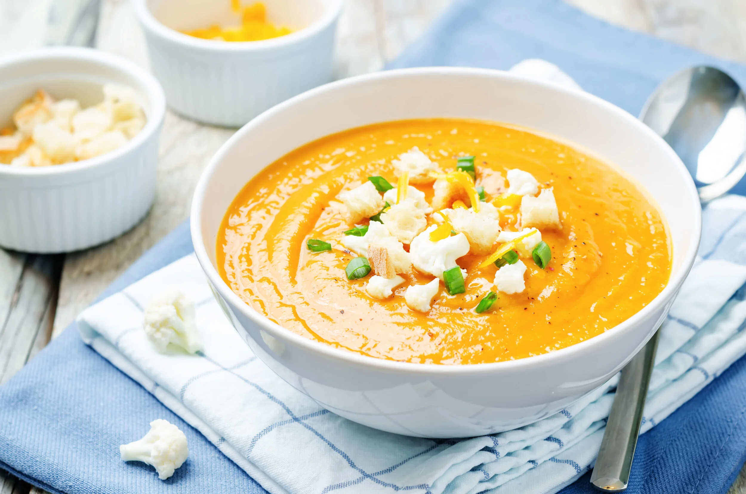 Sweet Potato Cauliflower Soup