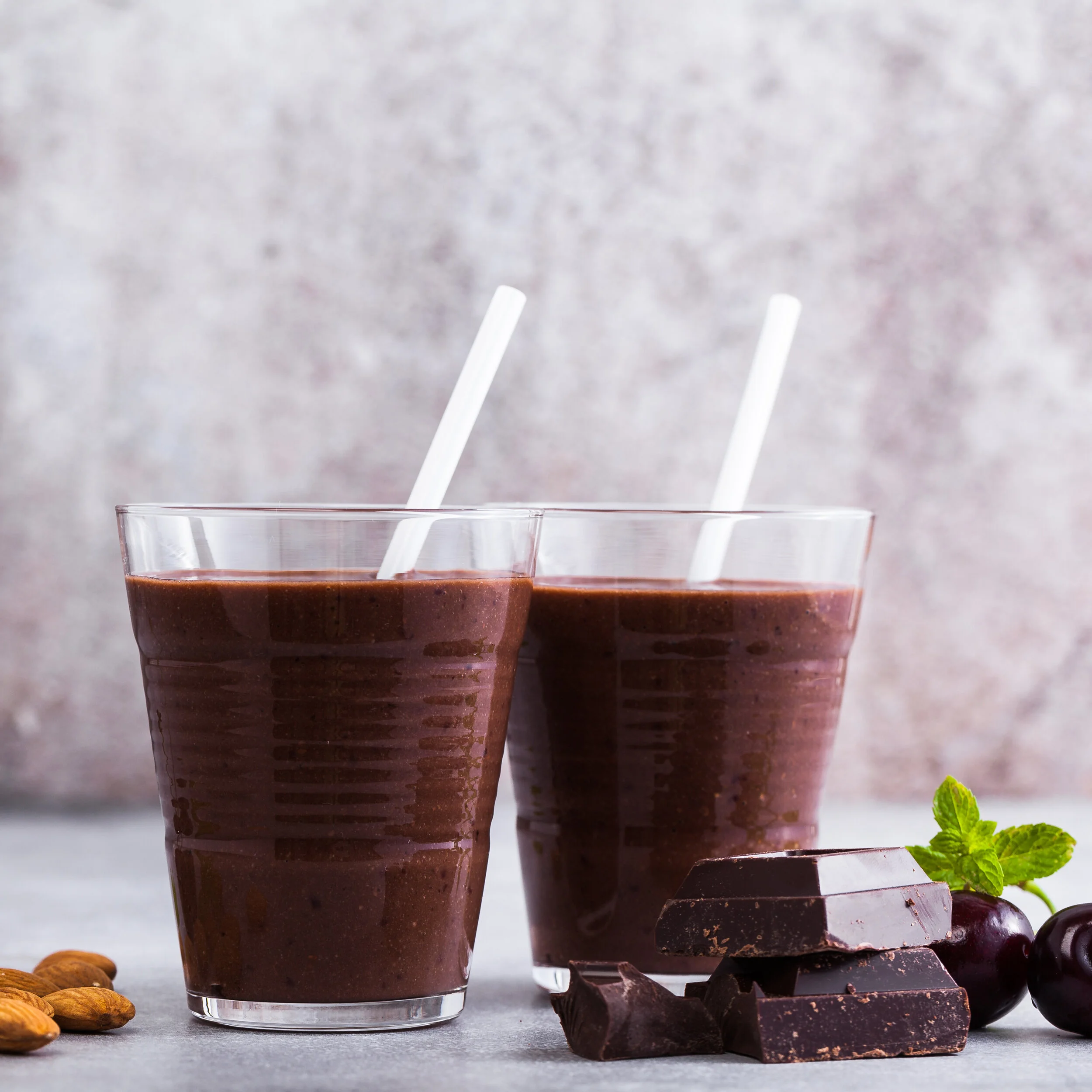 Dark Chocolate-Cherry Smoothie