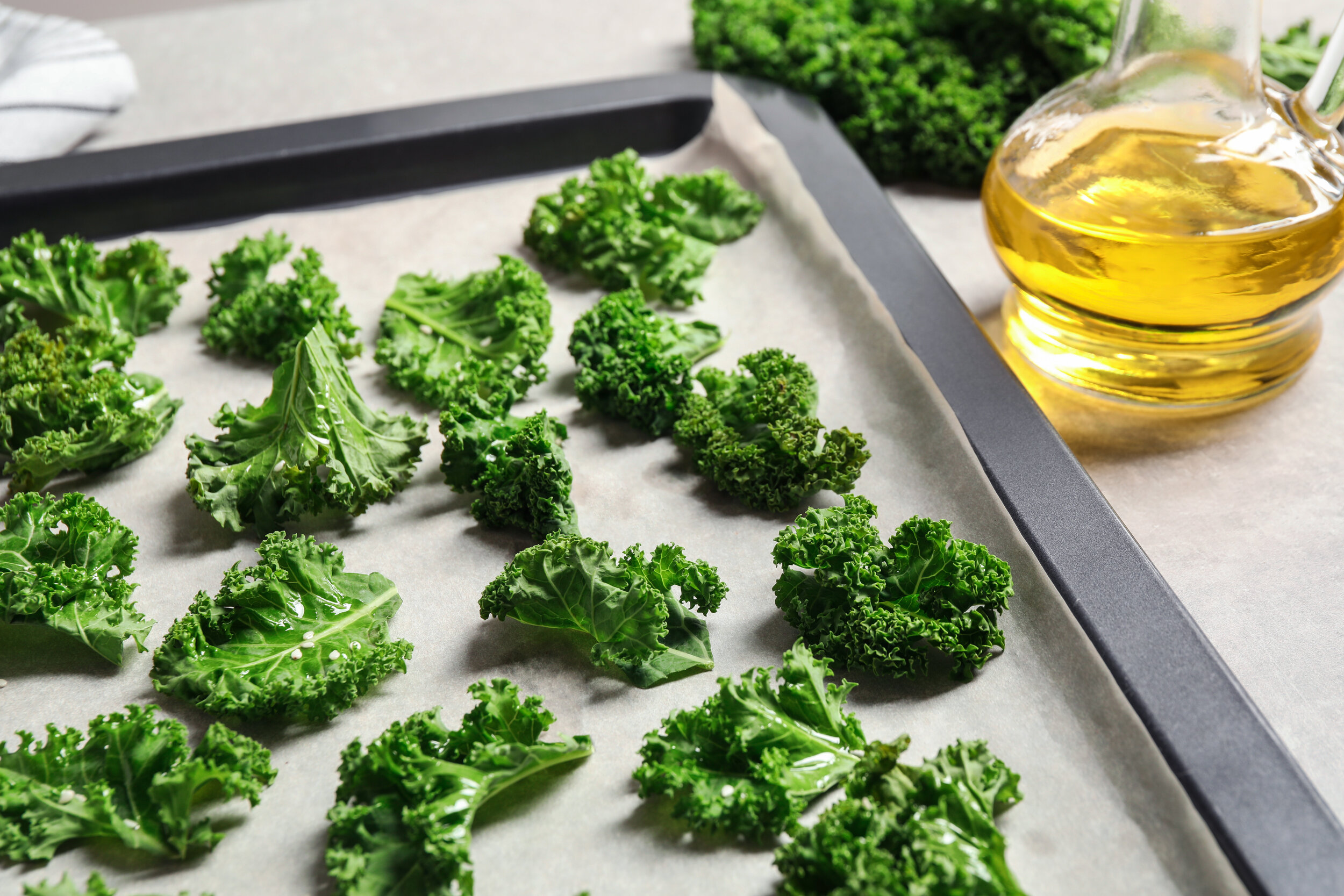 Oven-Baked Kale Chips