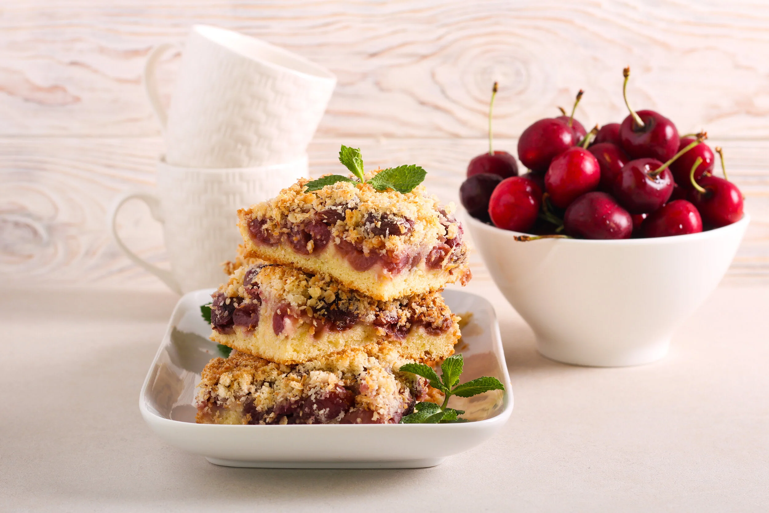 Cherry Pie Crumble Bars