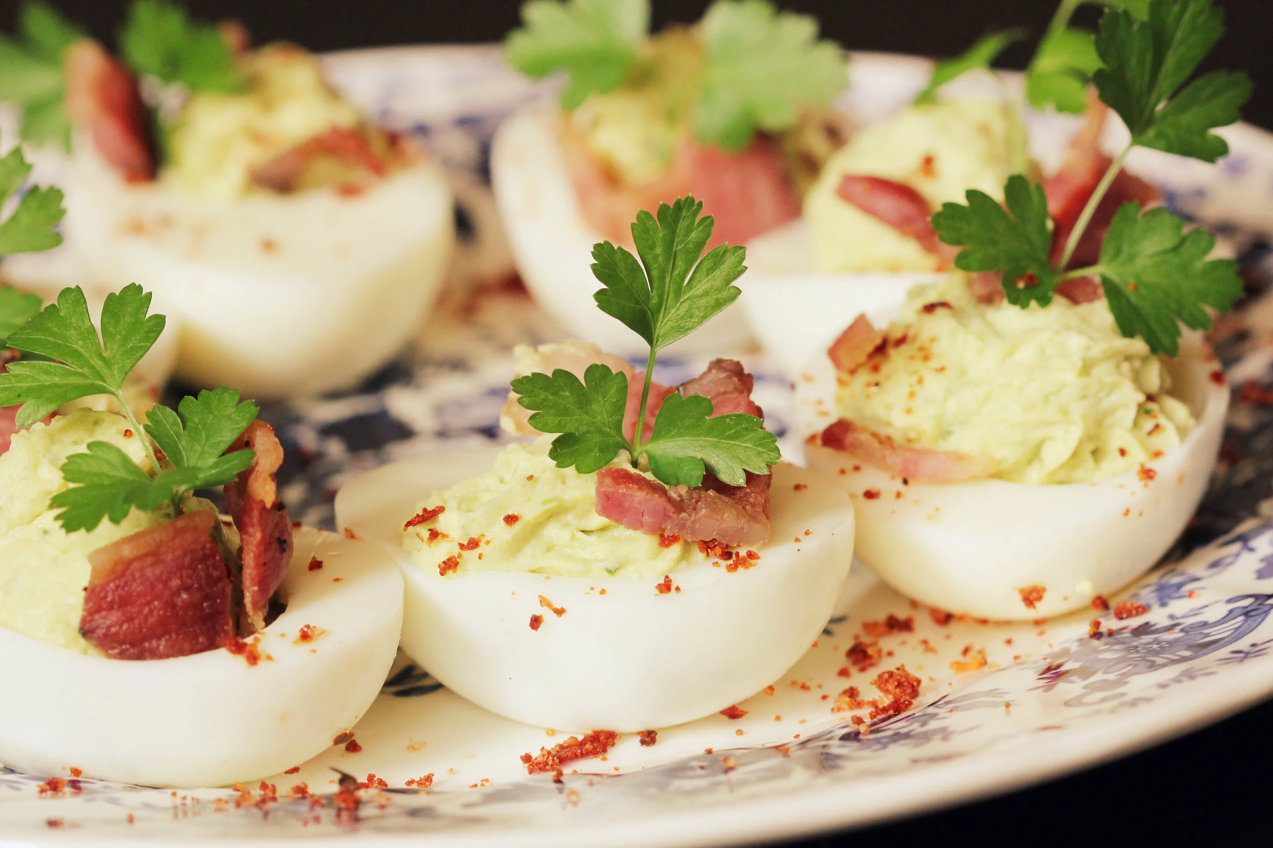 Bacon Deviled Eggs 