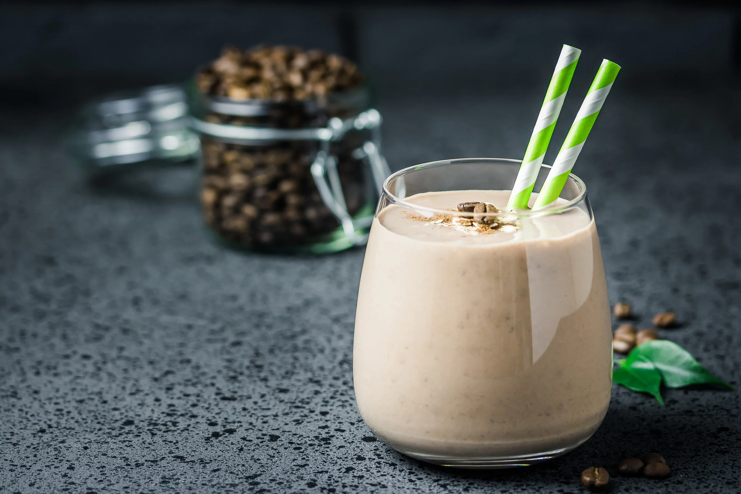 Vanilla and Coffee Protein Smoothie