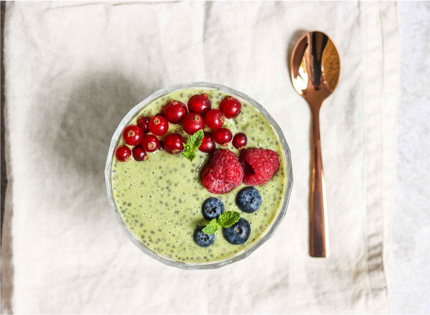 Matcha Chia Seed Pudding