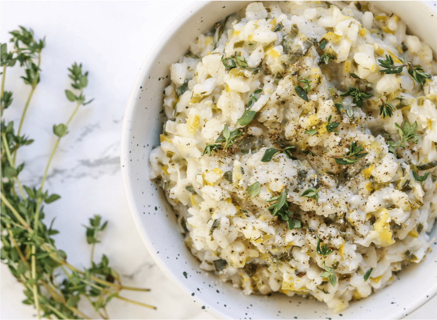 Creamy Leek Risotto