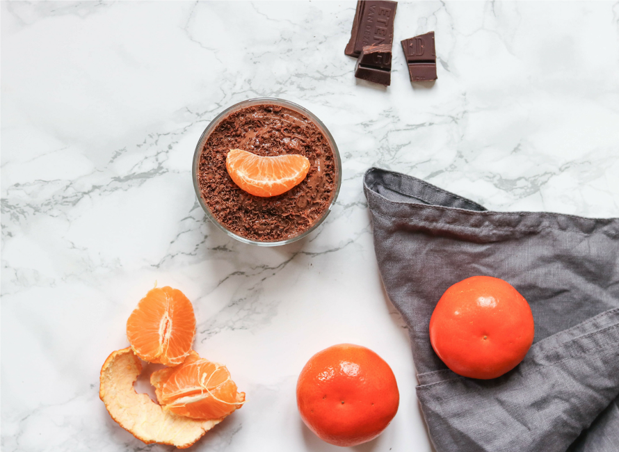 Vegan Orange Chocolate Mousse