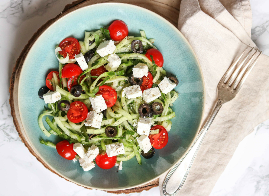 Easy Greek "Noodle" Salad