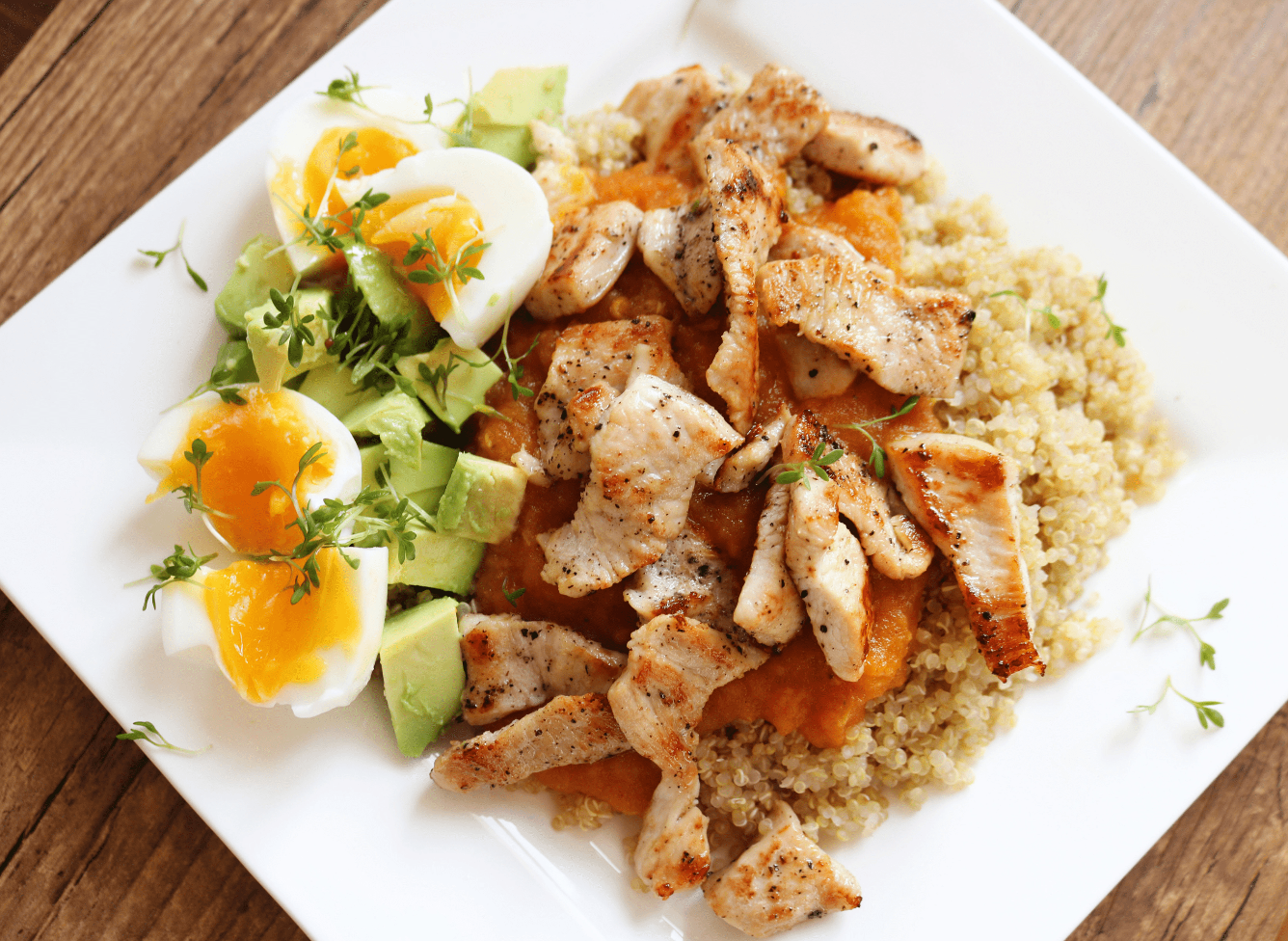 Turkey and Quinoa with Sweet Tomato Sauce