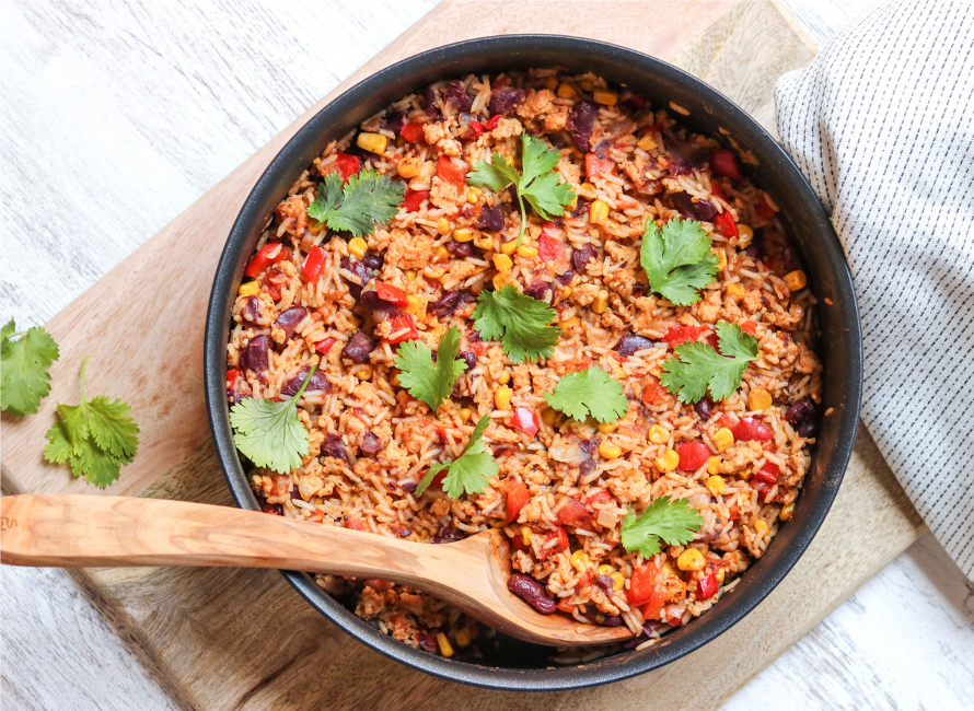 One Pot Turkey Chili with Rice