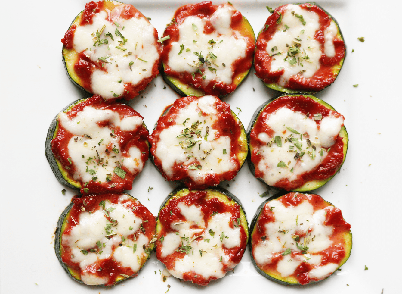 Zucchini Pizza Bites