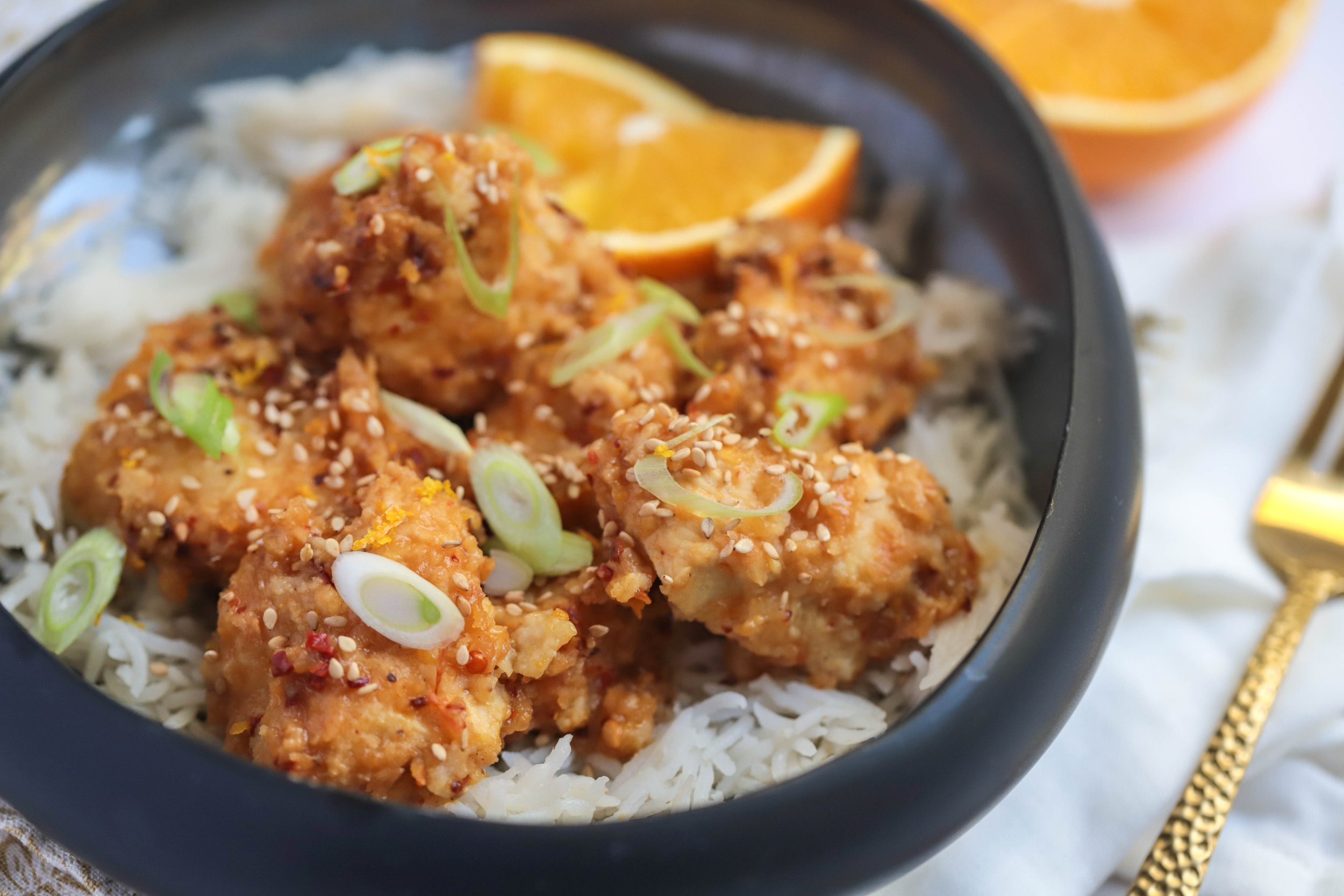 Lighter Orange Chicken