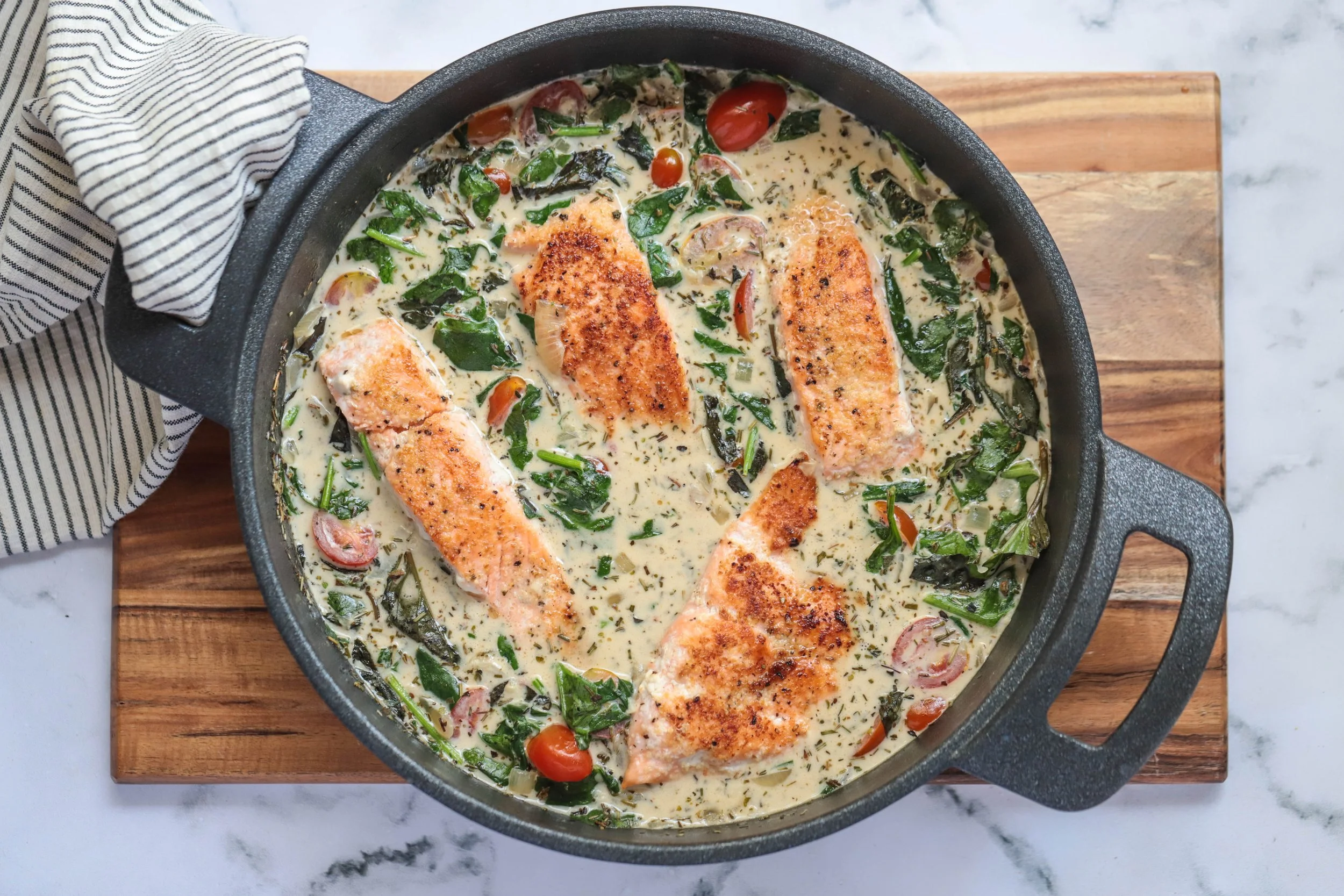 Creamy Tuscan Salmon