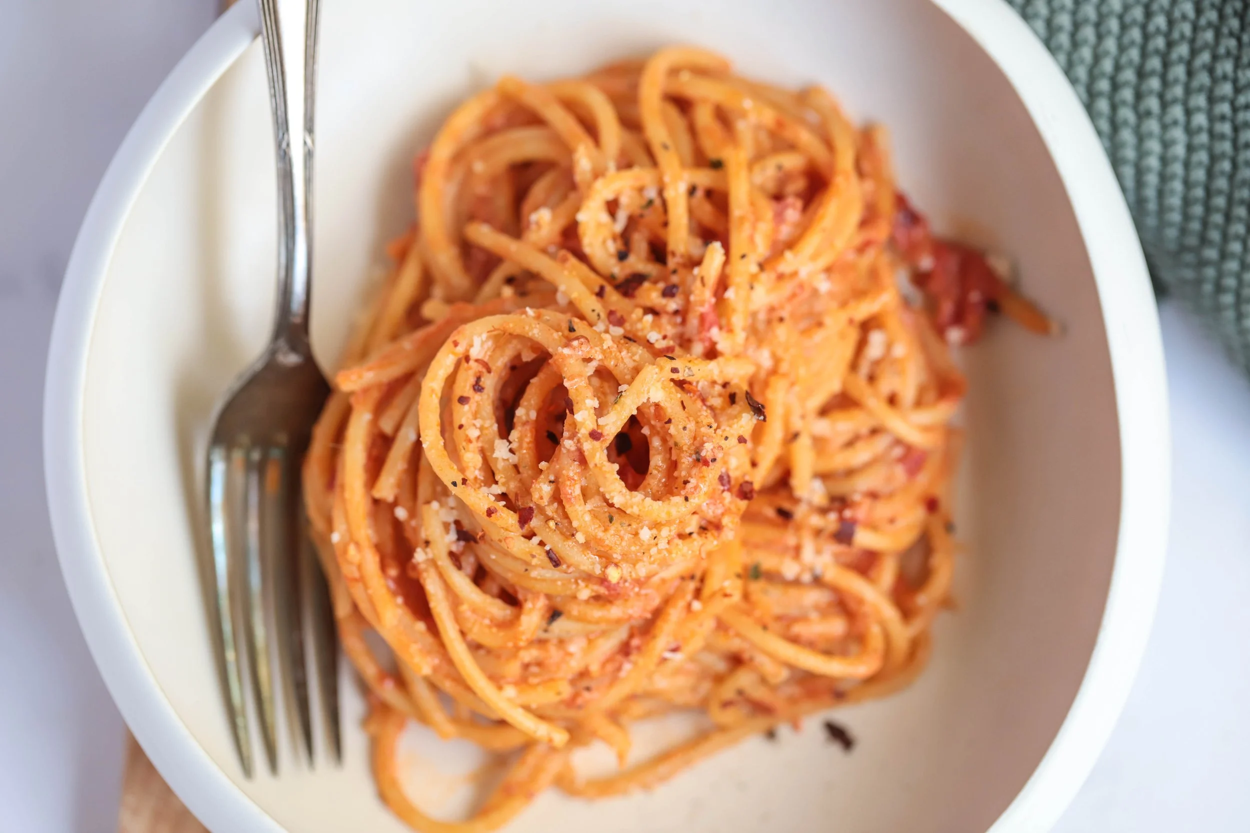 Creamy Spicy Spaghetti