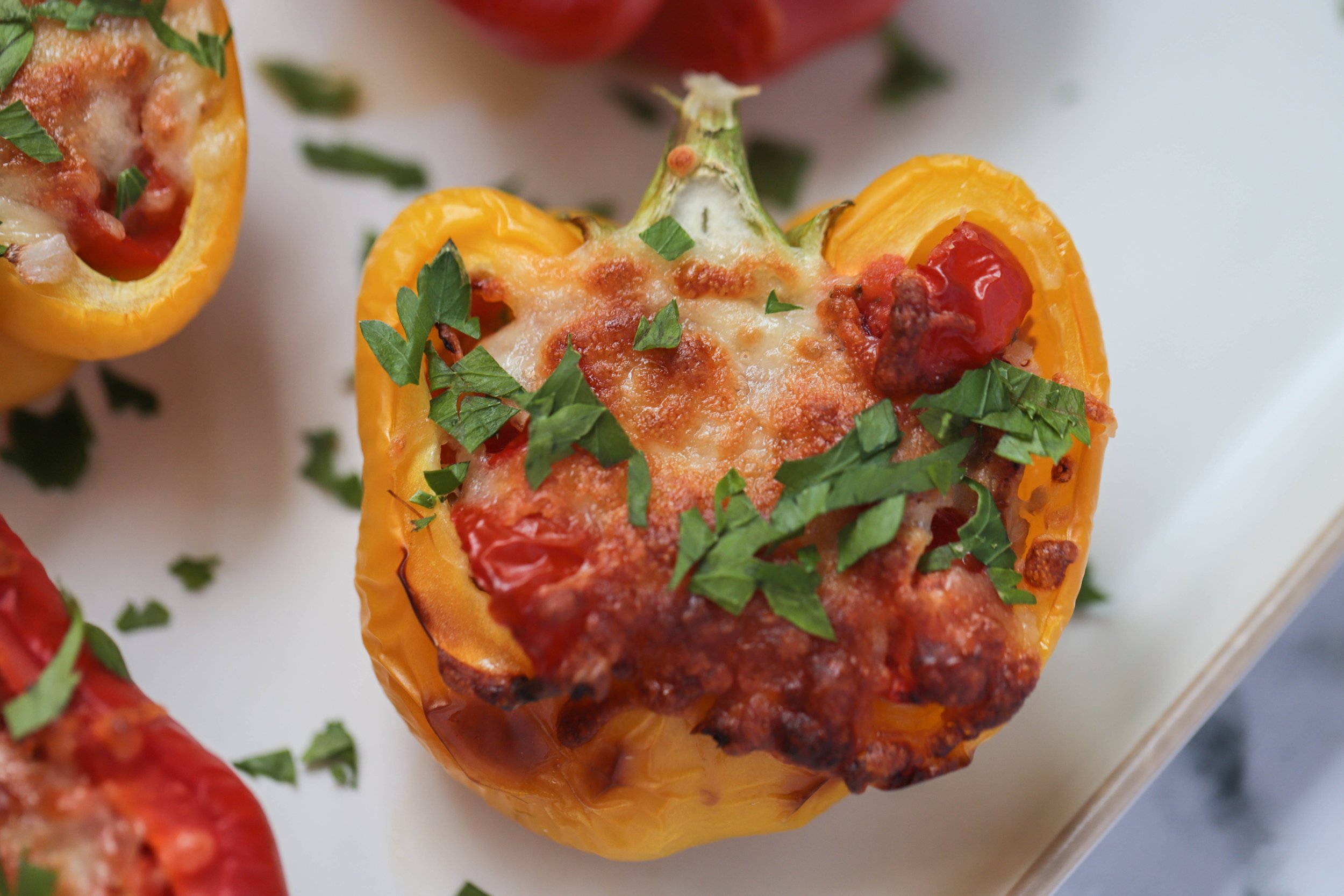 Pulled Pork Stuffed Peppers