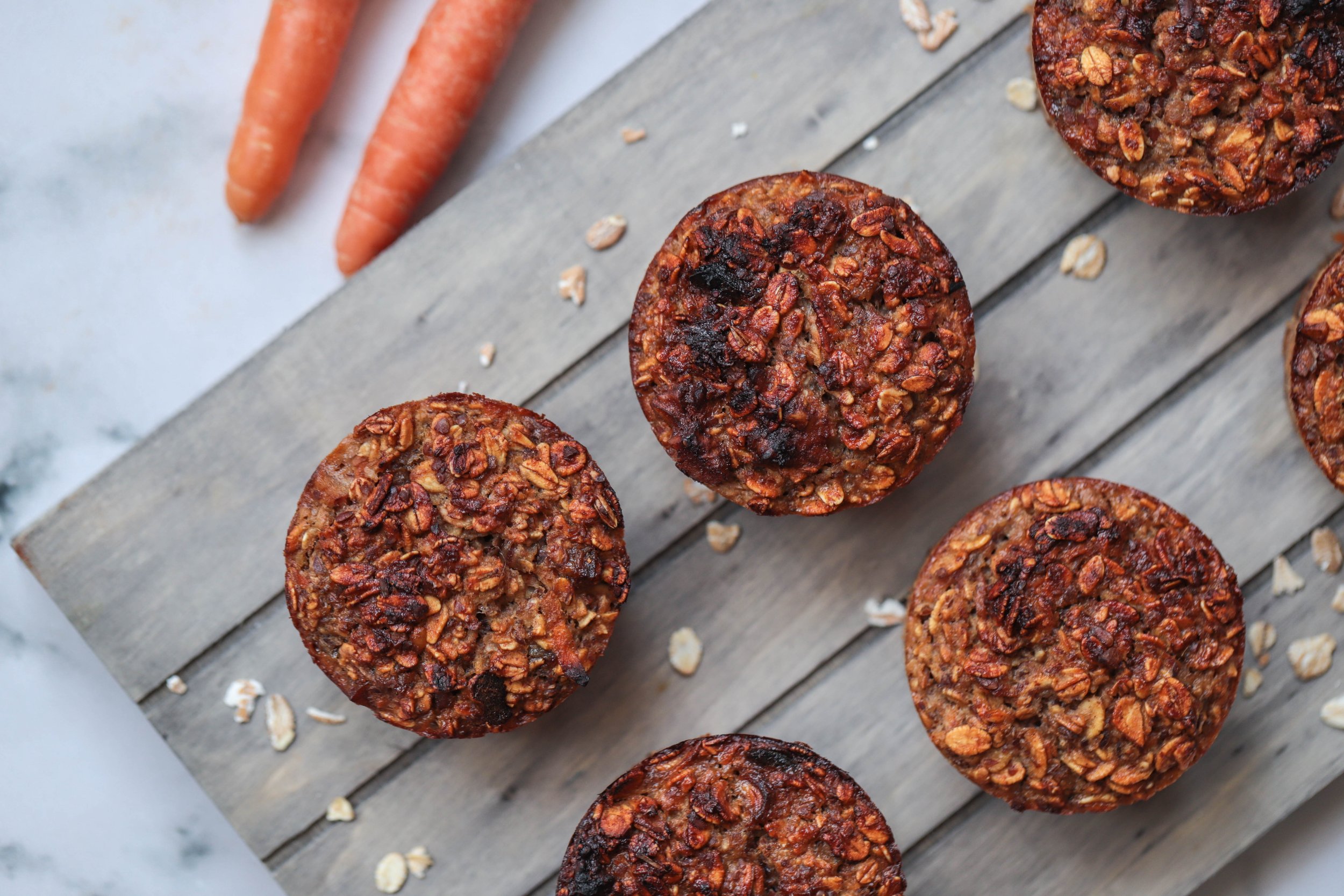 Carrot Cake Oatmeal Cups