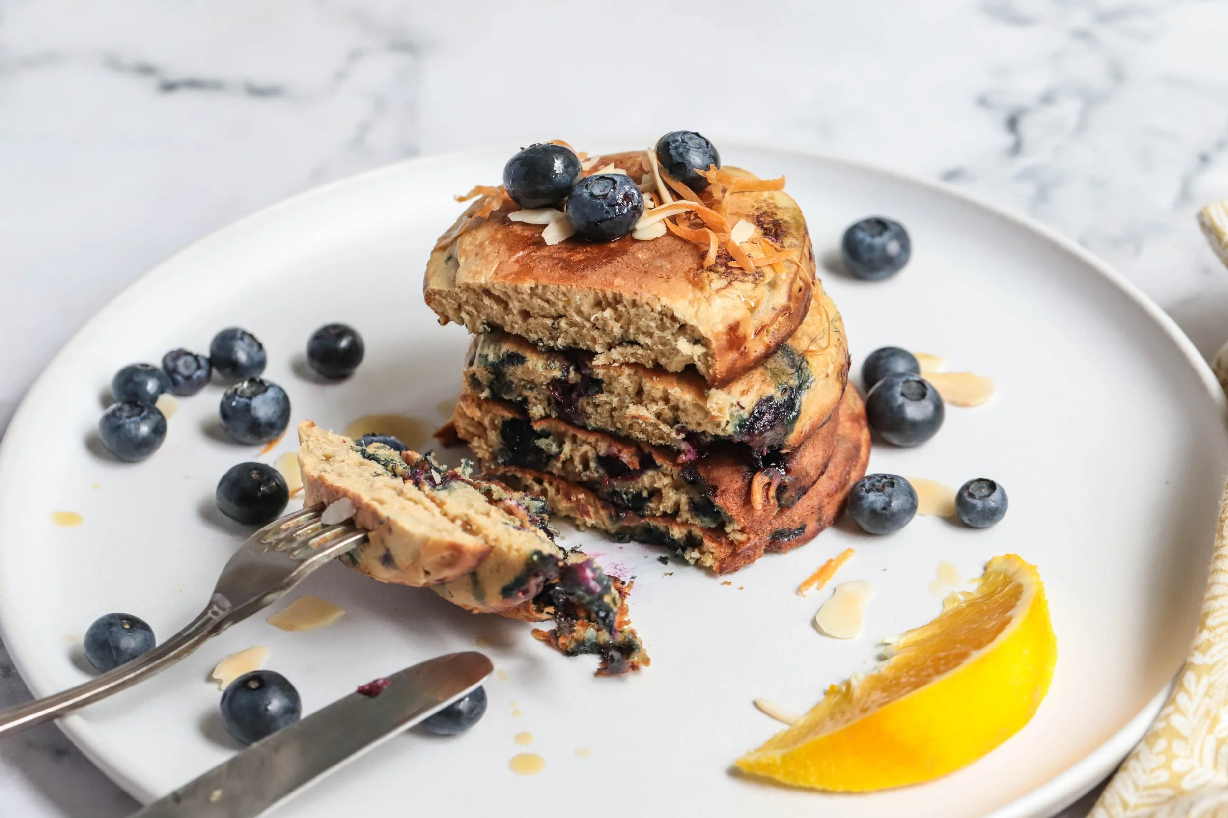 Fluffy Almond Flour Pancakes