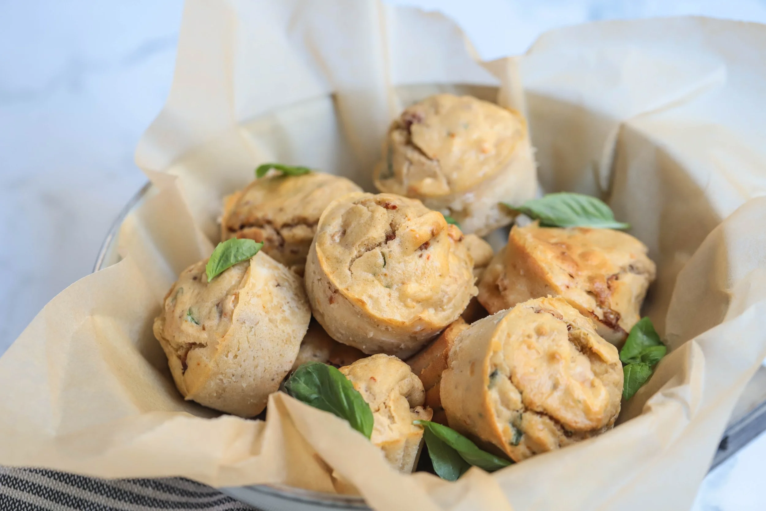 Chicken and Sun-dried Tomato Muffins