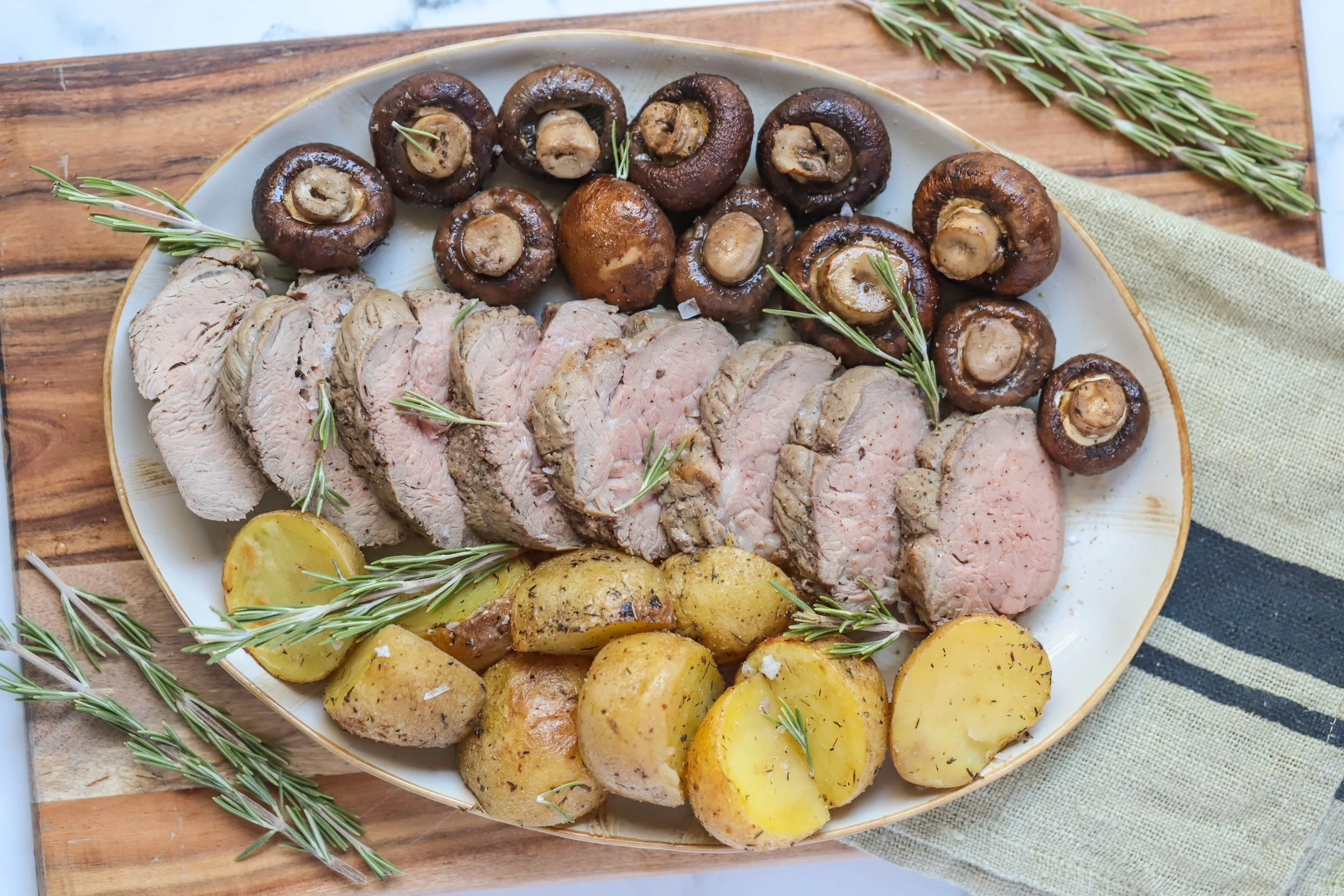 Sheet Pan Beef Tenderloin and Vegetables