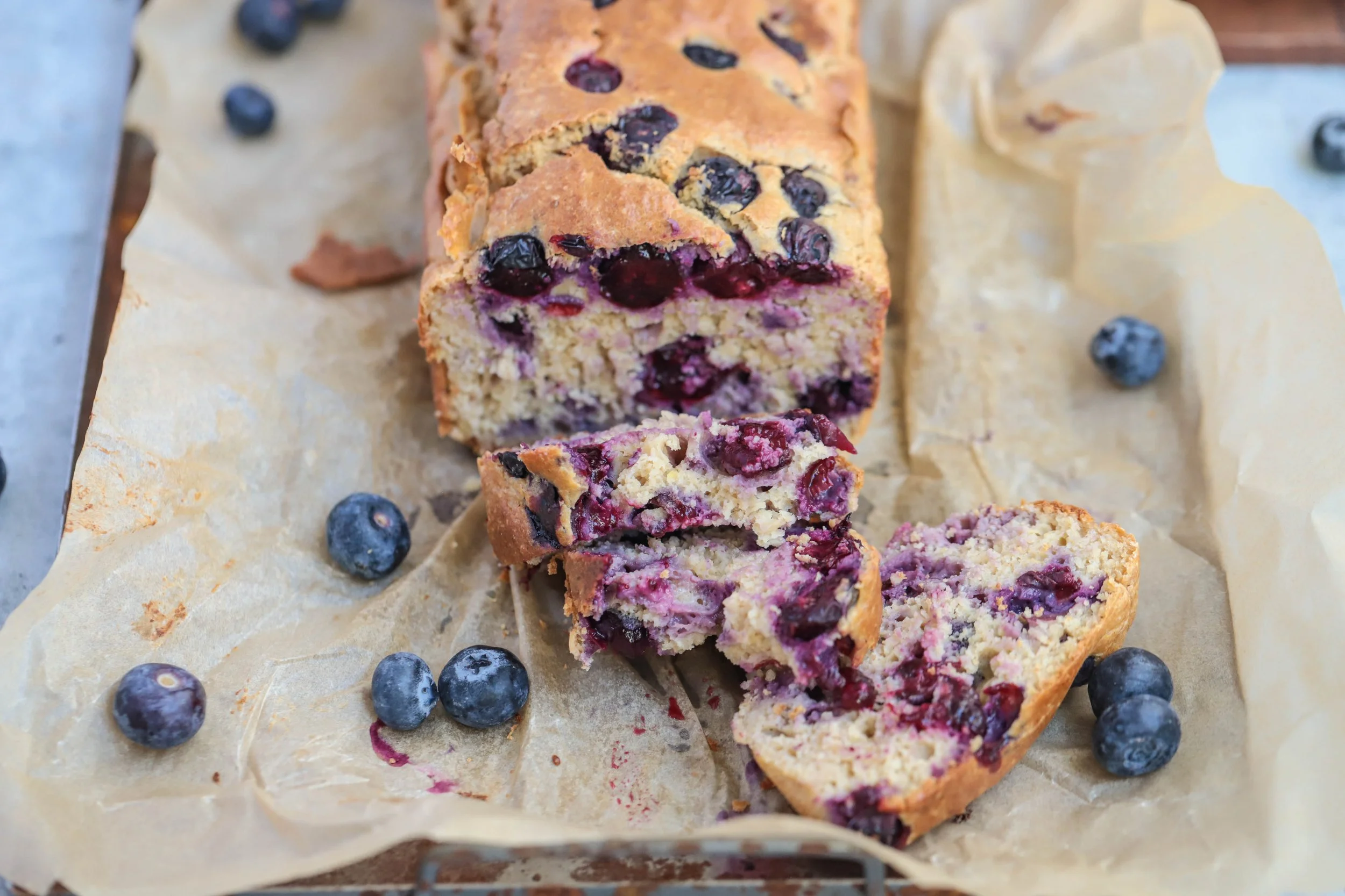 Lemon Blueberry Yogurt Cake
