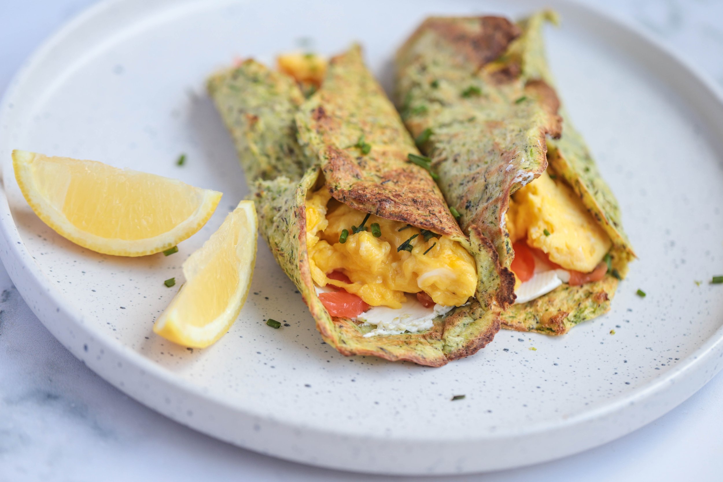 Zucchini Breakfast Wraps