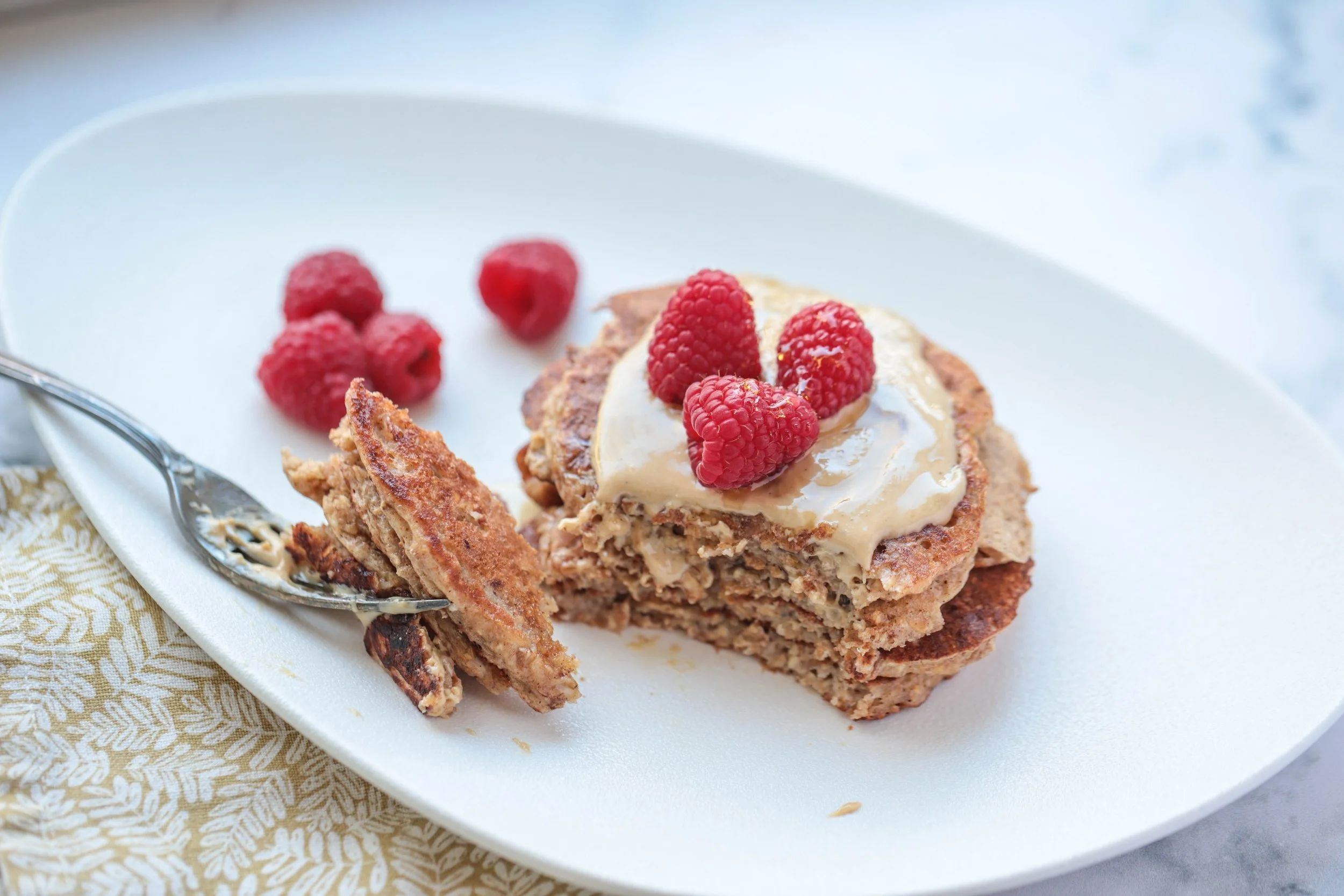 Cottage Cheese Protein Pancakes