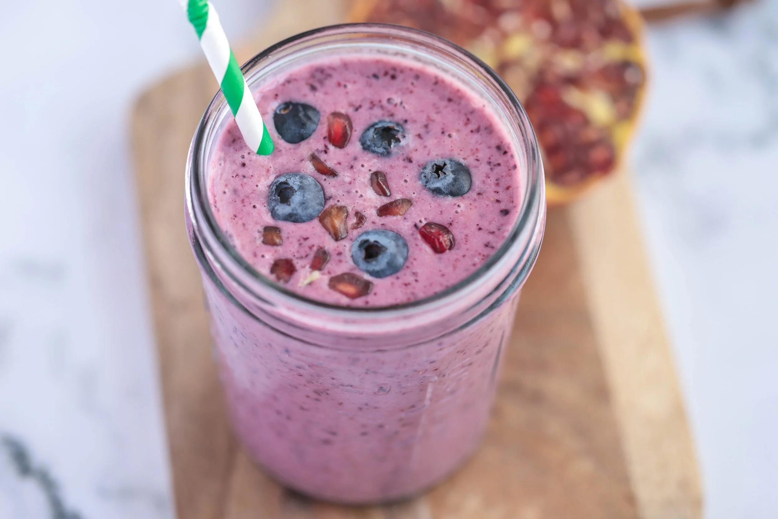Blueberry Pomegranate Smoothie