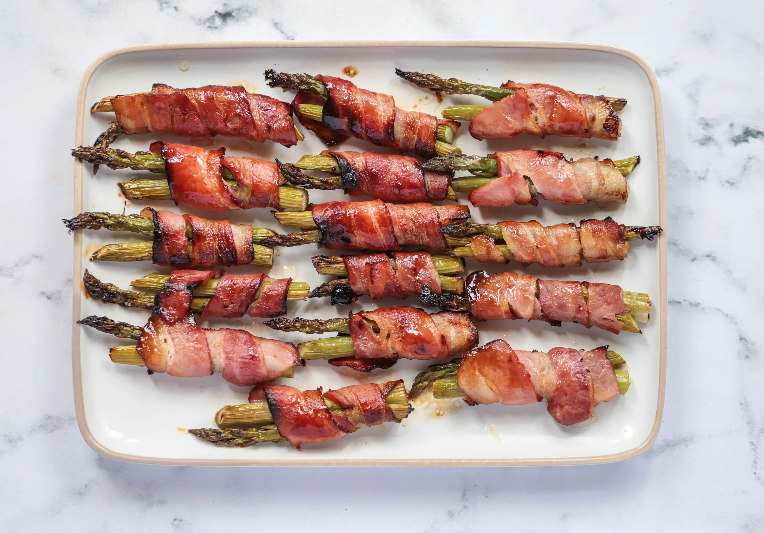 Air Fryer Bacon Wrapped Asparagus
