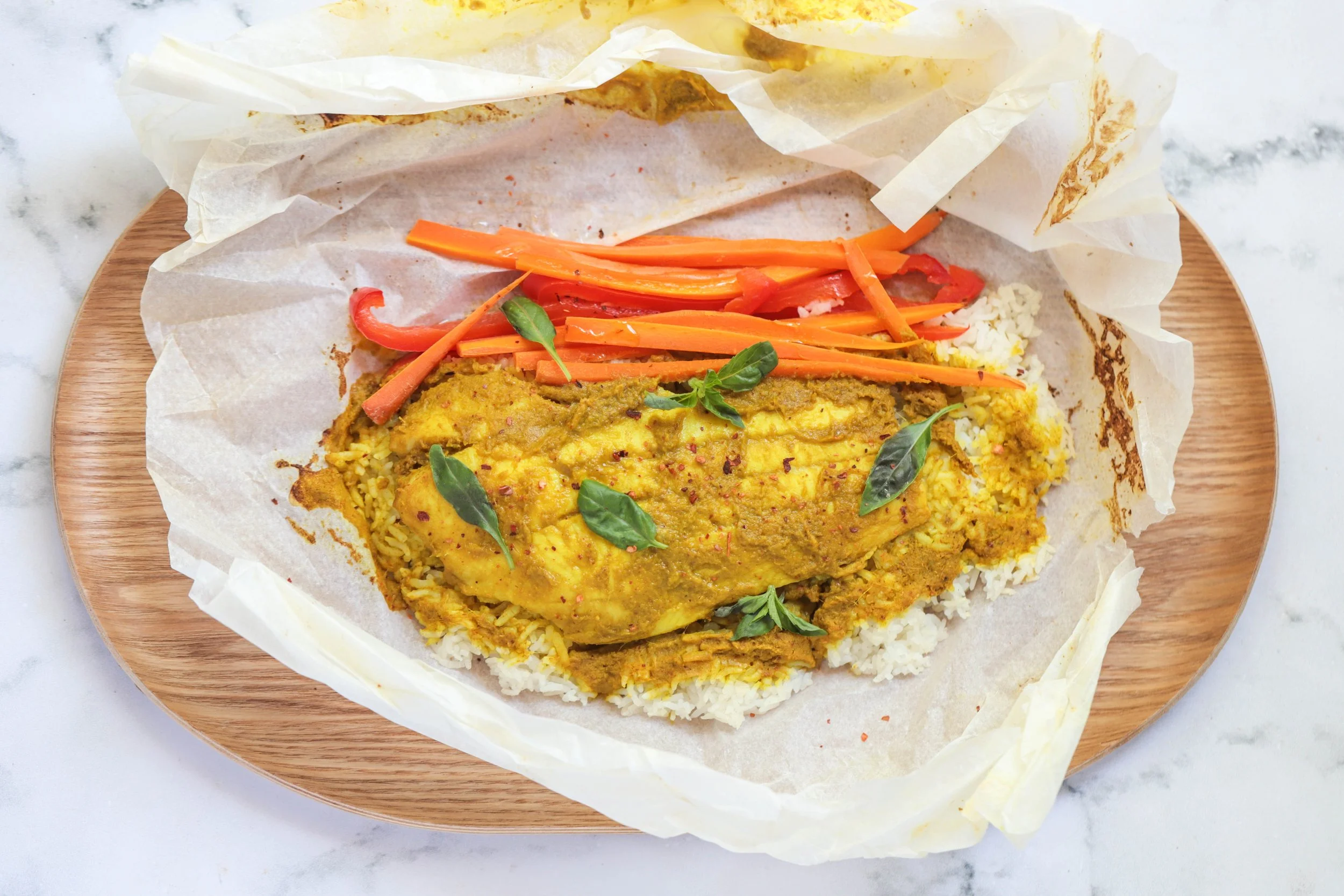 Steamed Coconut Fish &amp; Jasmine Rice