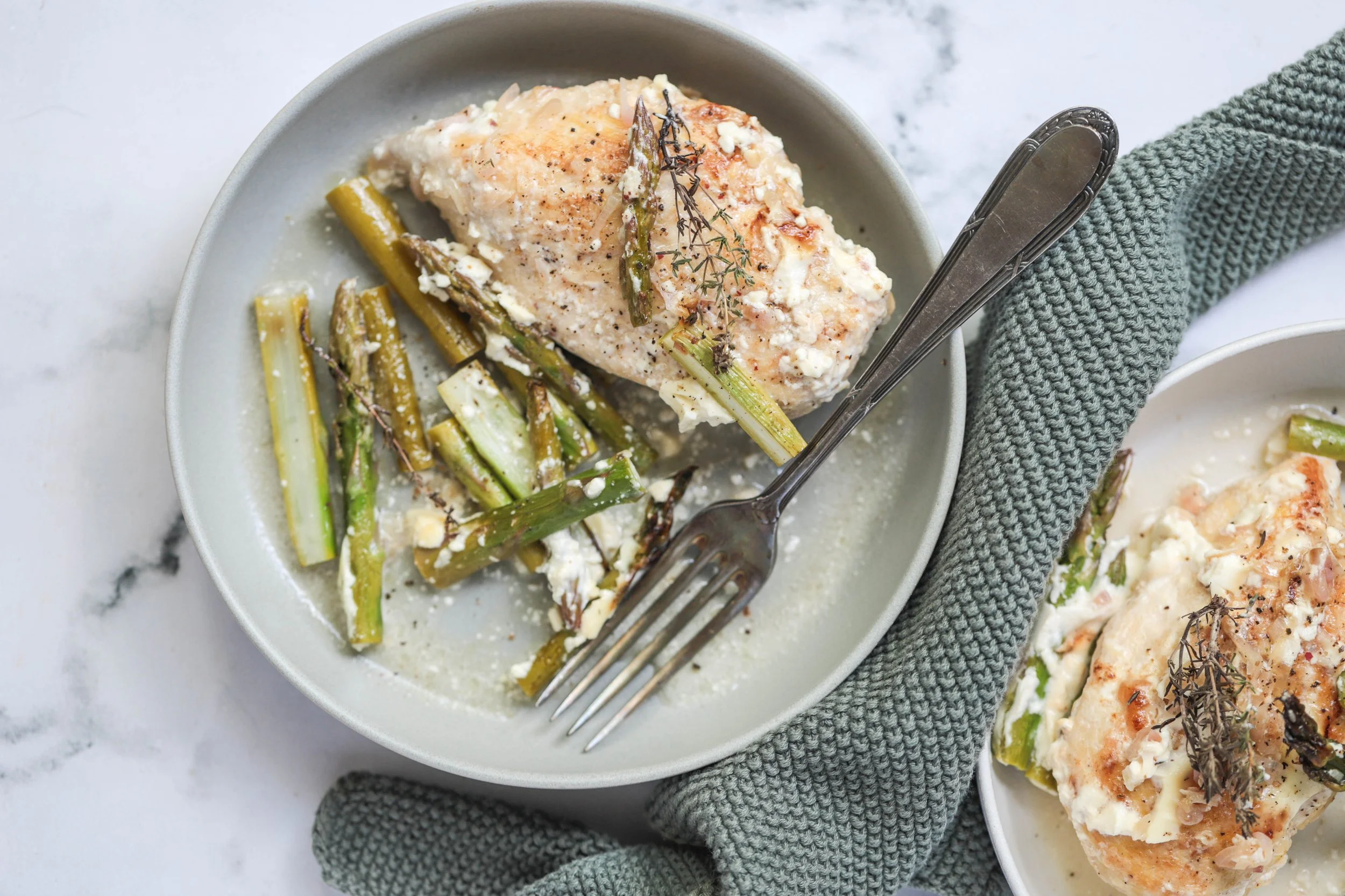 Creamy Baked Chicken &amp; Asparagus