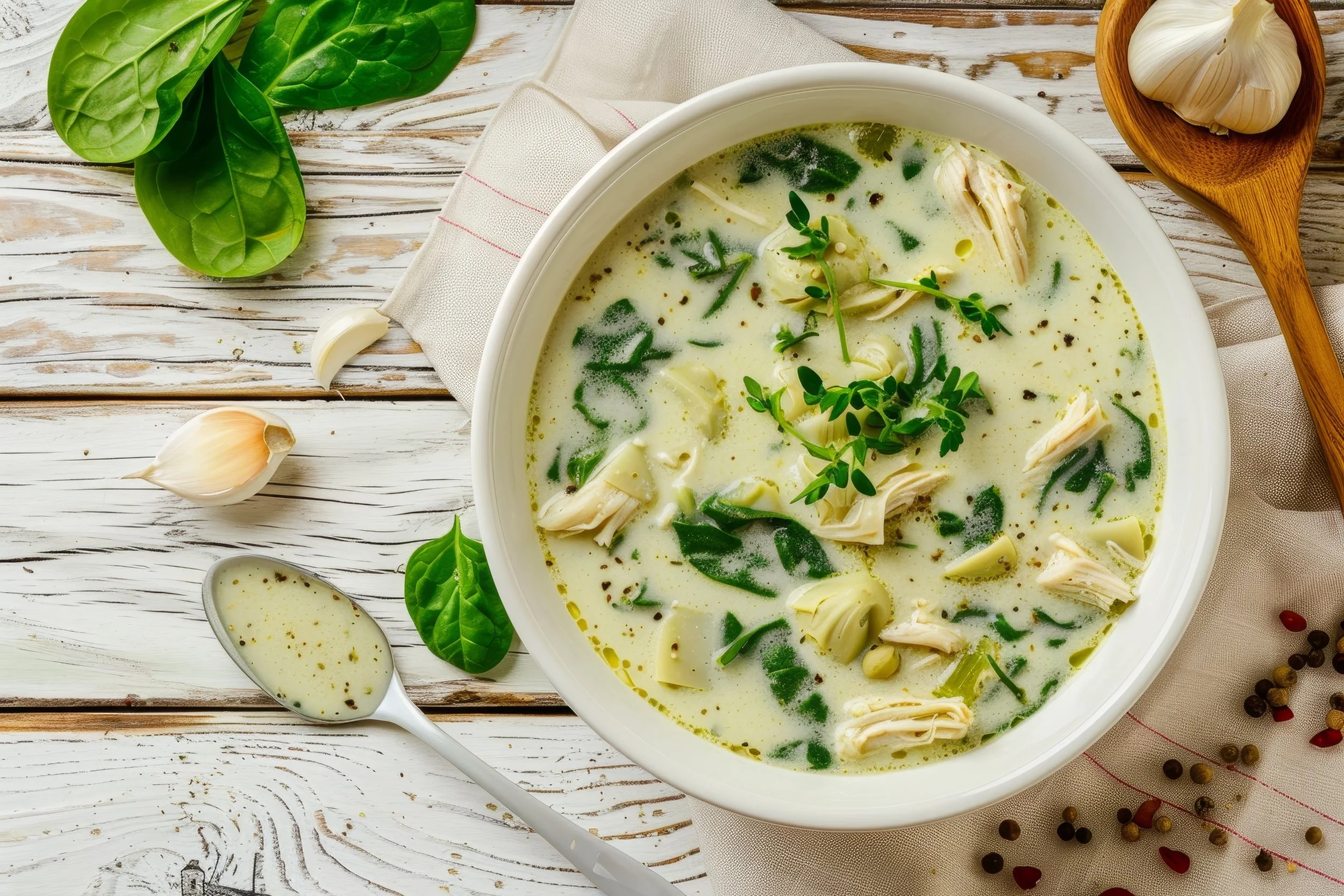 Quick &amp; Easy Lemon Artichoke Soup