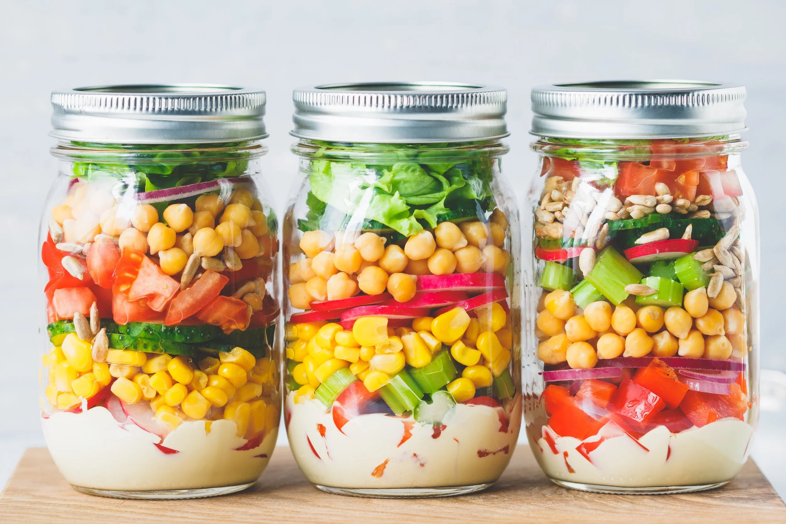 Spring Salad-in-a-Jar