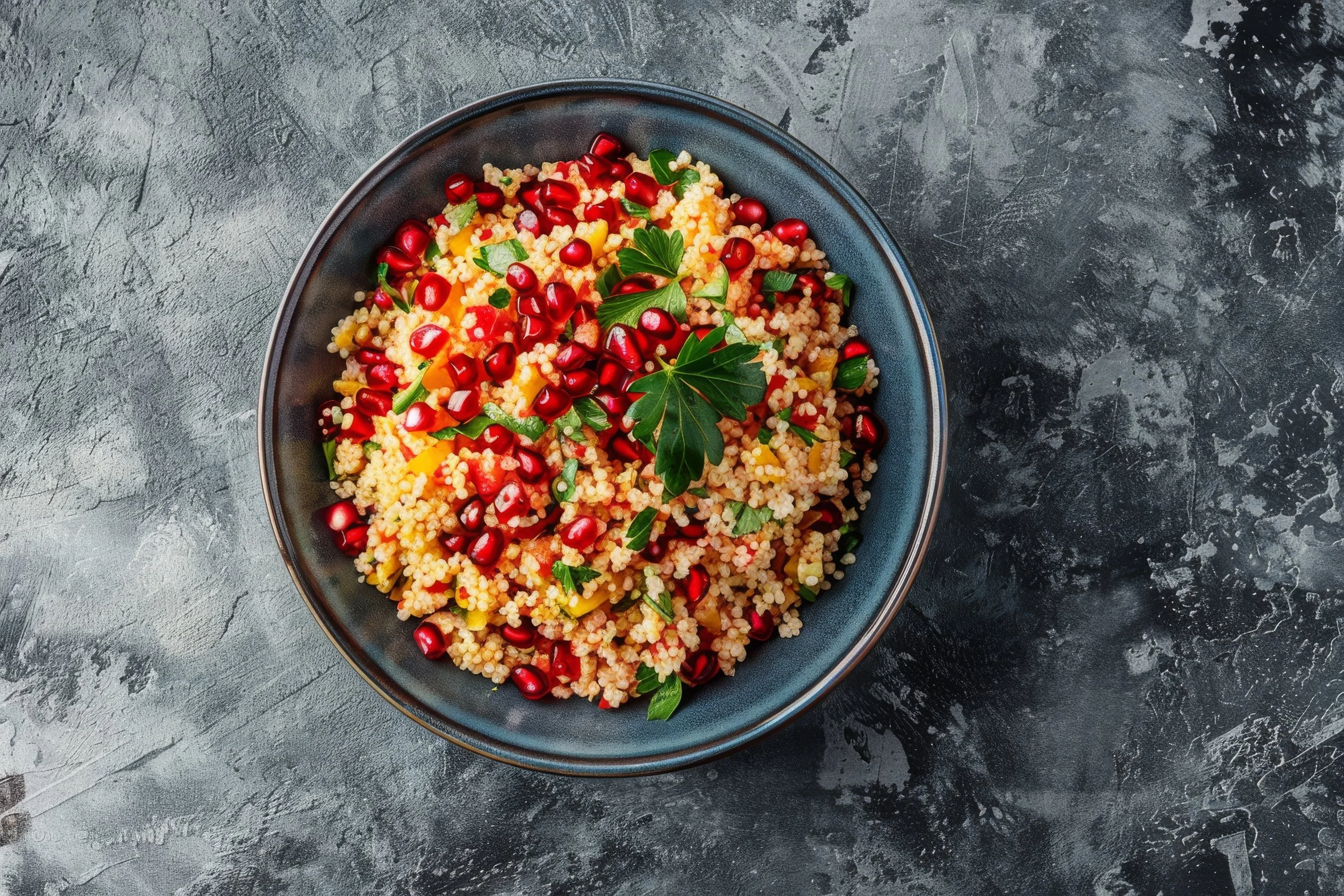 Pomegranate and Rice Medley Stuffing 