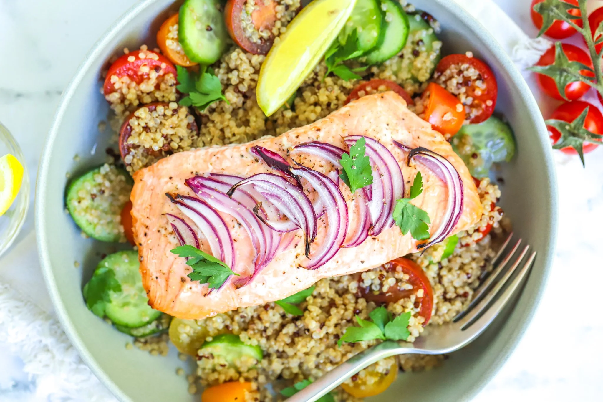 Salmon Quinoa Salad
