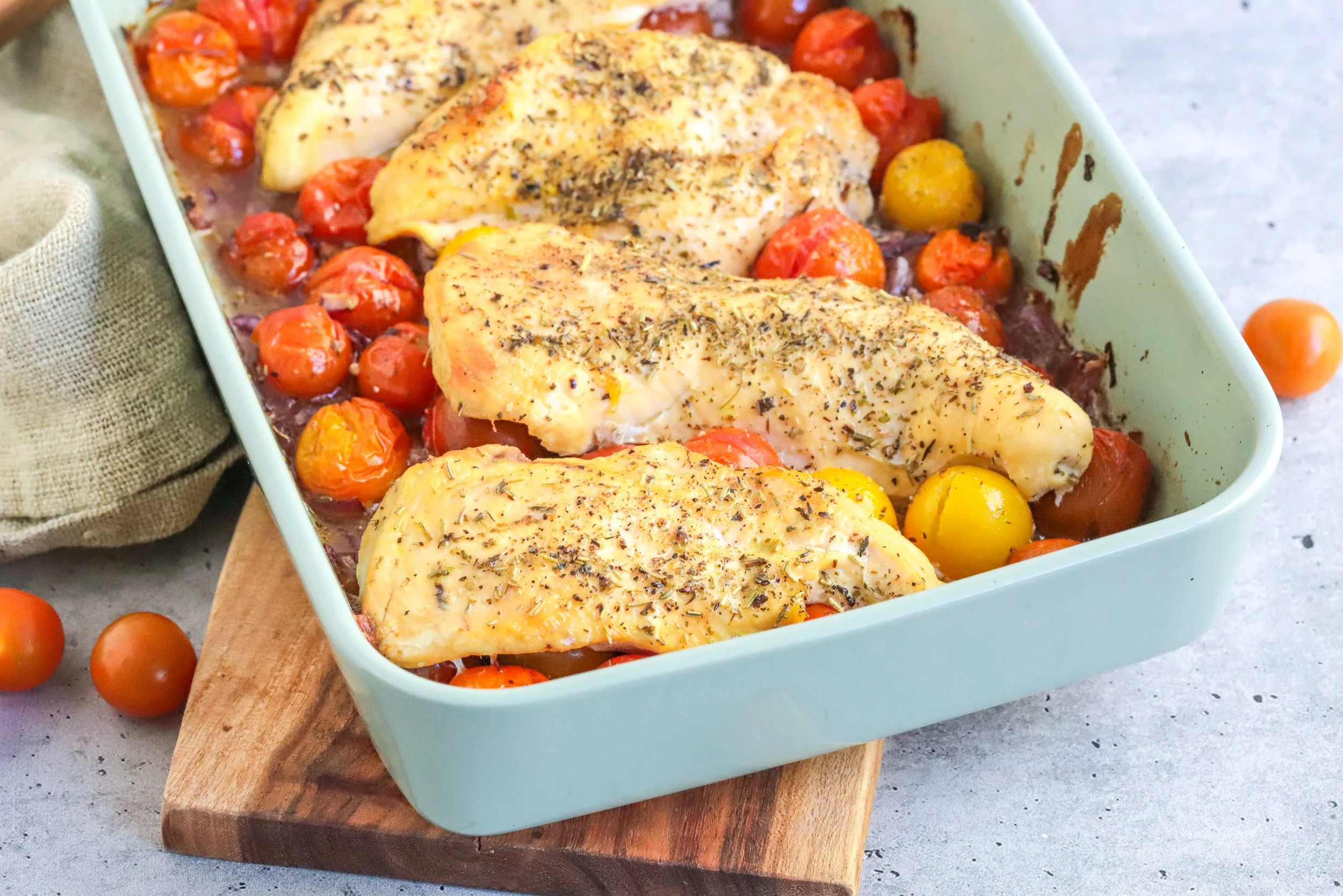 Chicken &amp; Tomato Bake