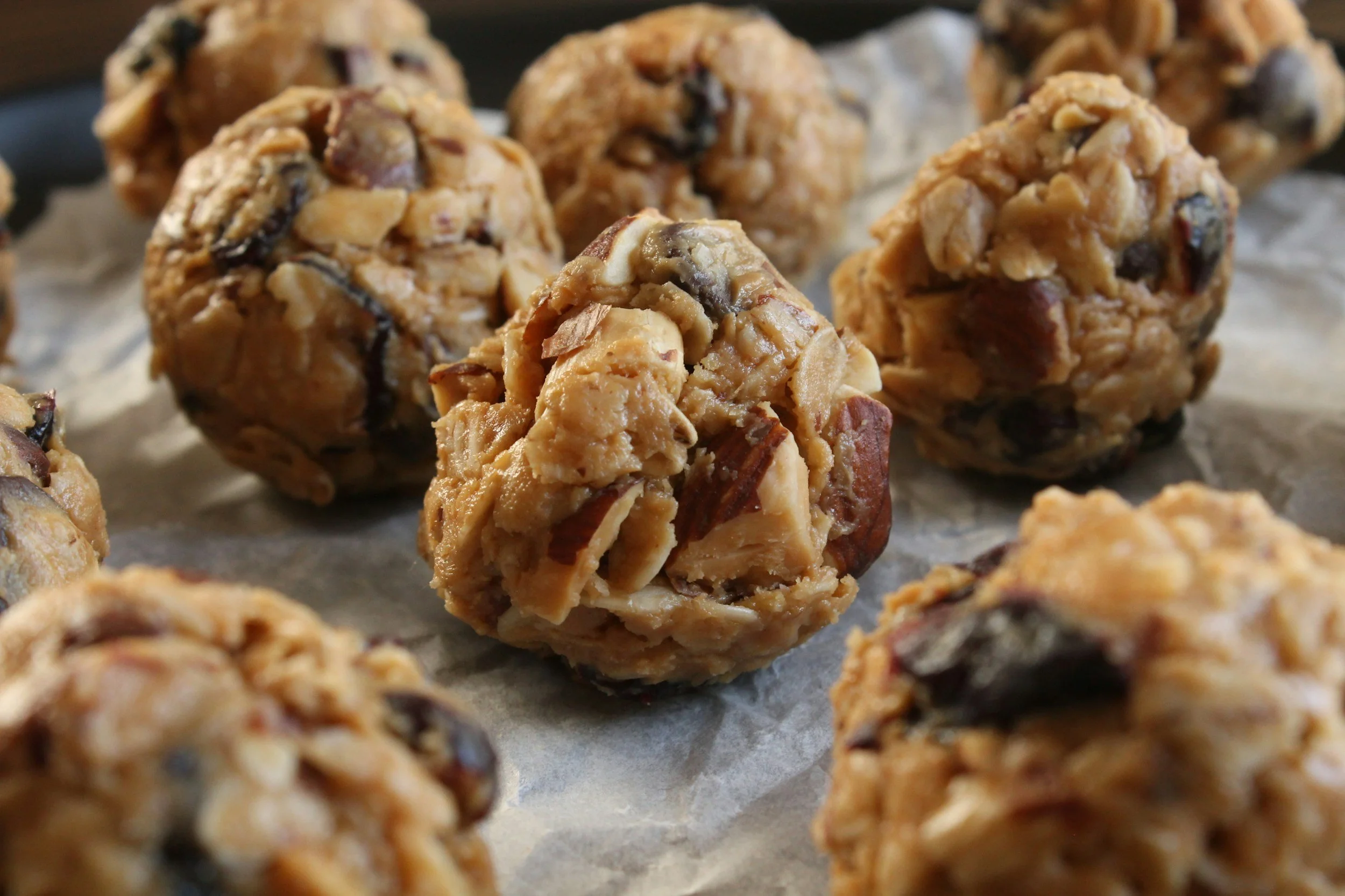 Chocolate Chip Almond Butter Energy Balls