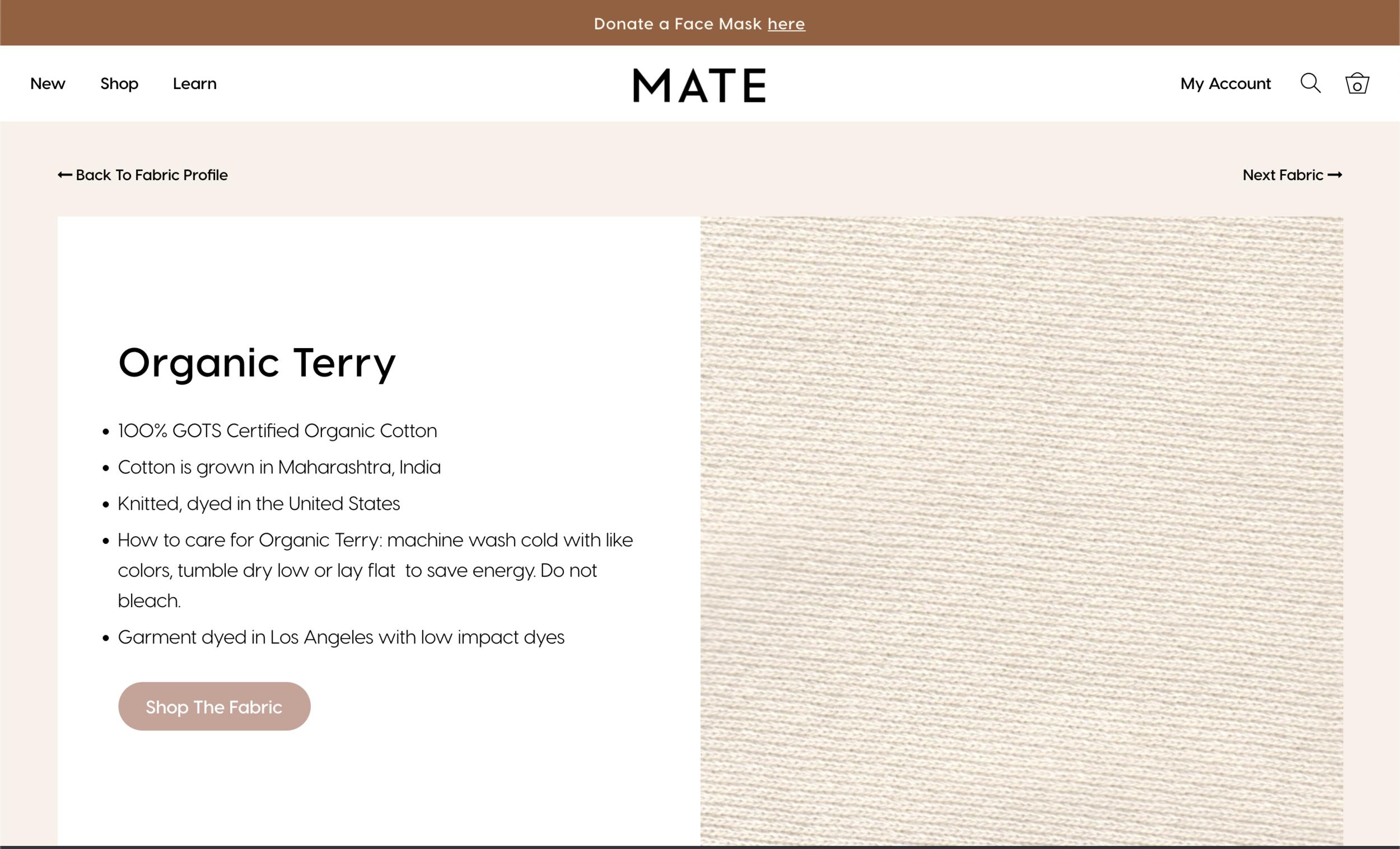 Textile Breakdown - Mate the Label